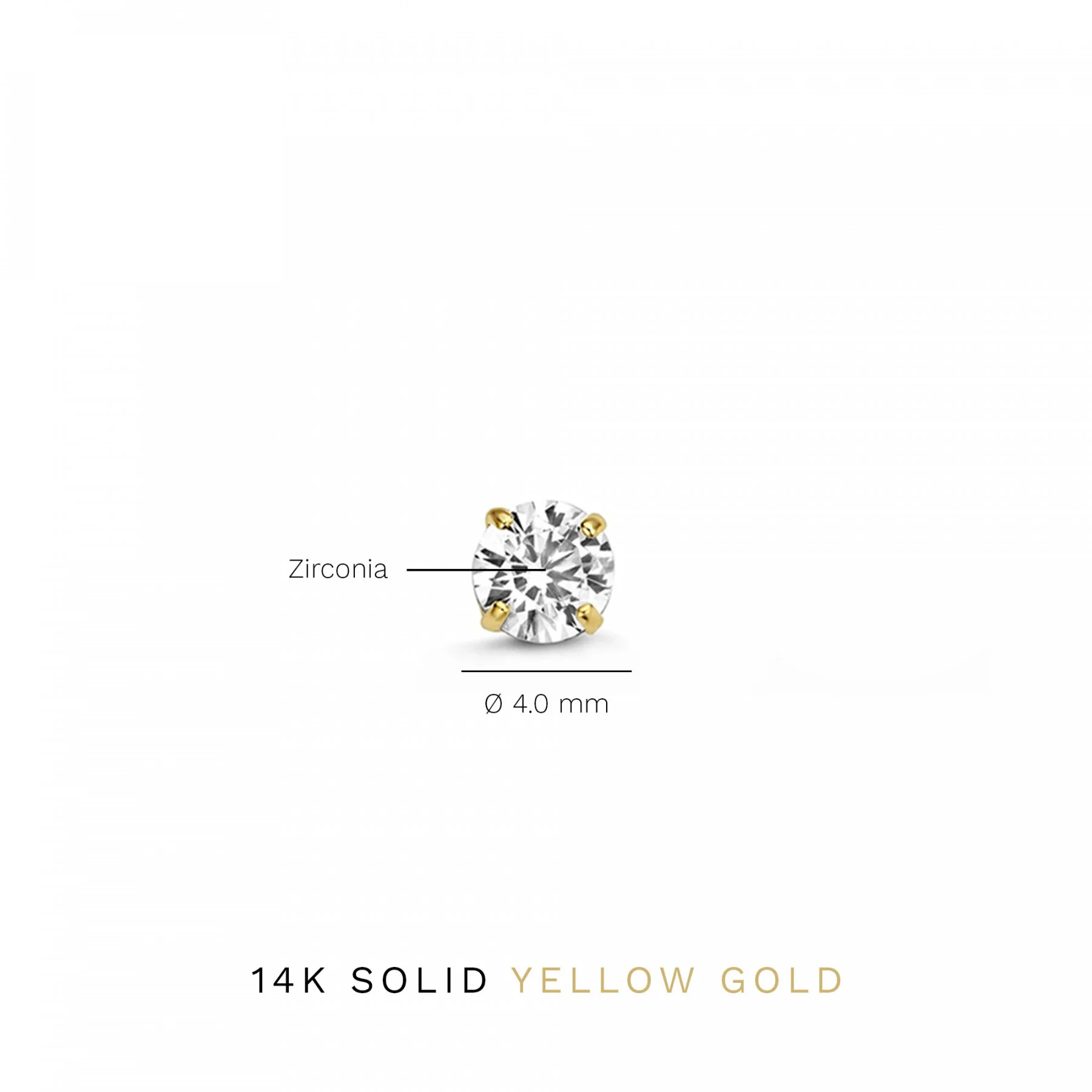 Isabel Bernard Cadeau d'Isabel 14 Karat | Gold Ohrringe Set IB90151 - Image 7