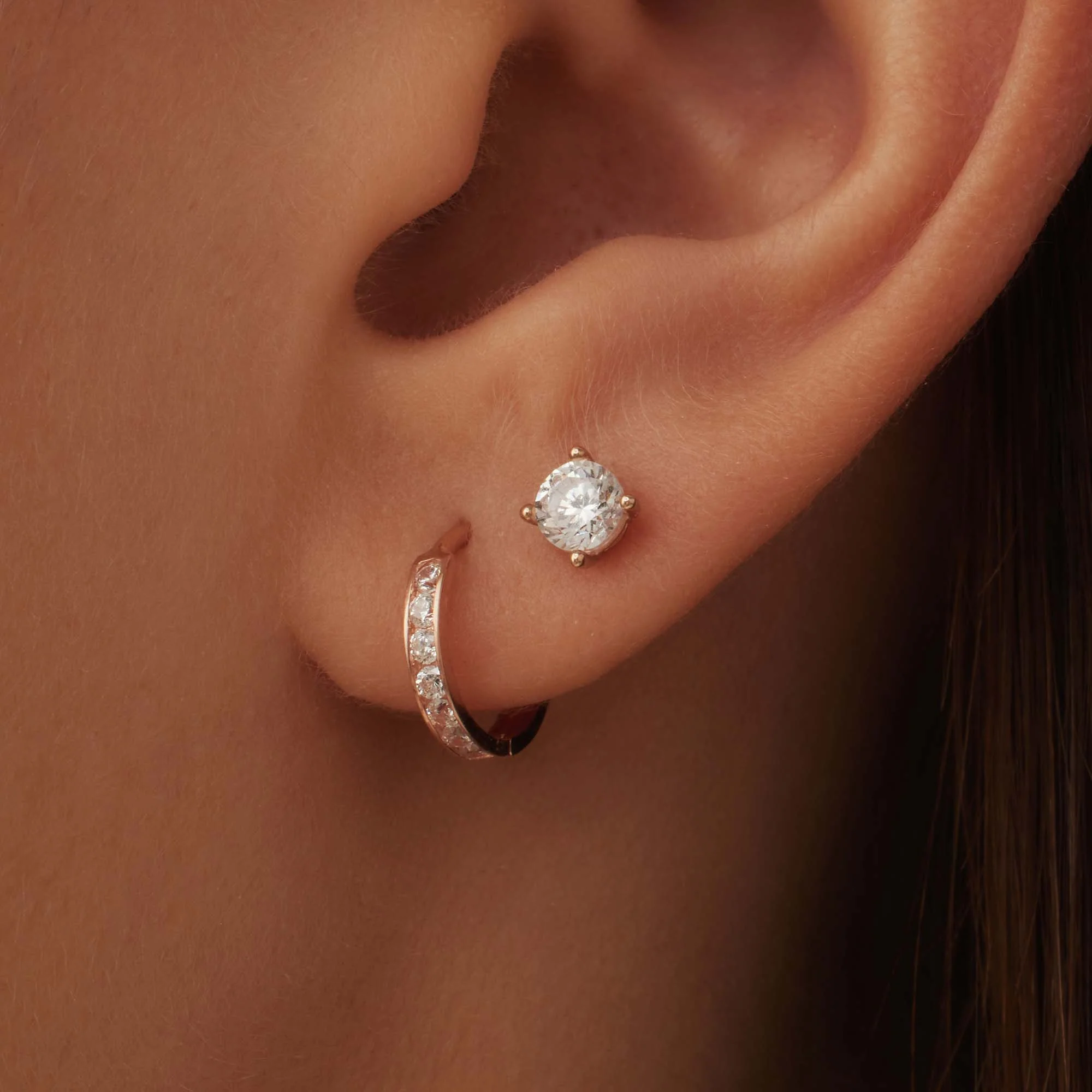 Isabel Bernard Cadeau d'Isabel 14 Karat | Roségold Earparty Geschenksets IB90055 - Image 3