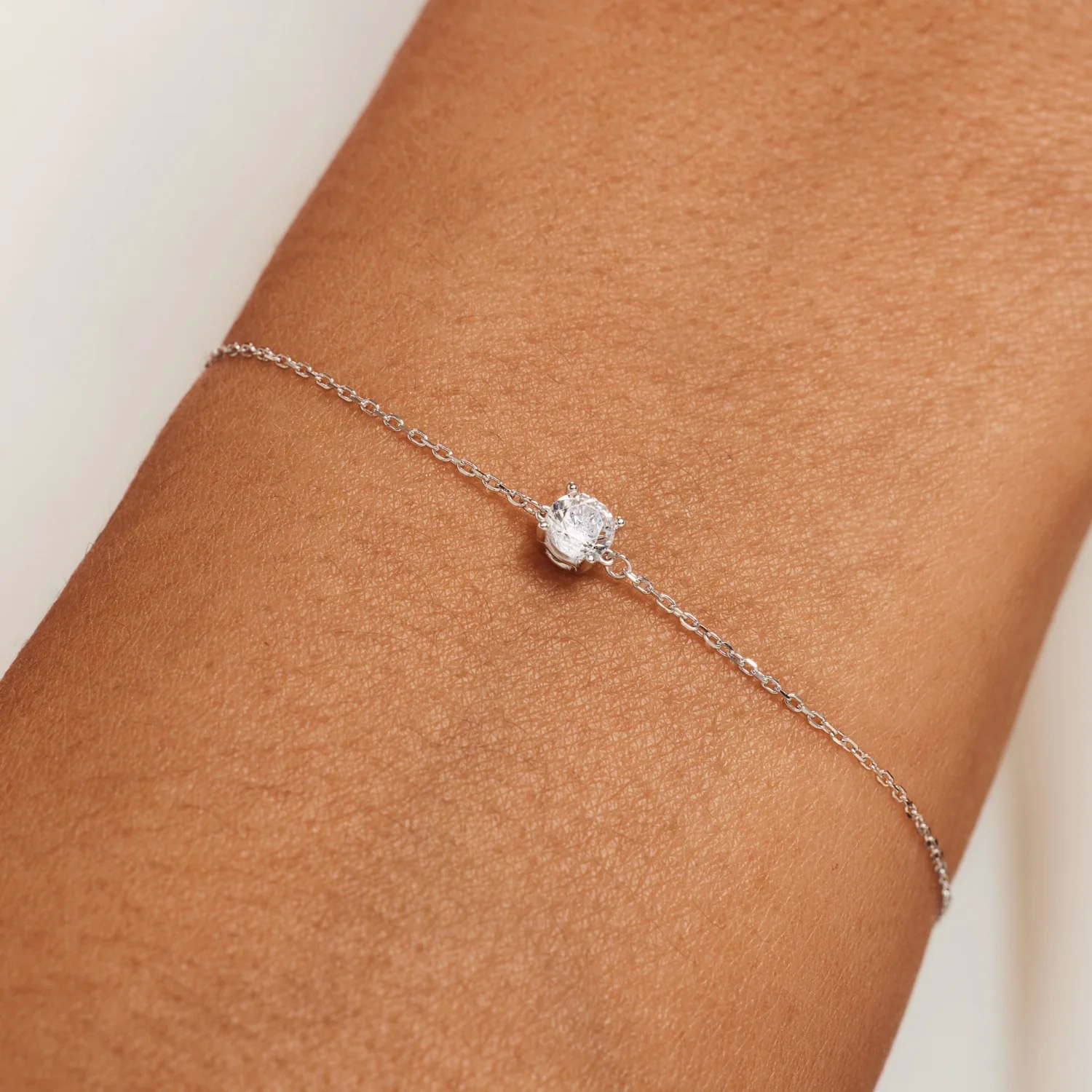 Isabel Bernard Cadeau d'Isabel 14 Karat | Weißgold Halskette und Armband Geschenksets IB90030 - Image 6