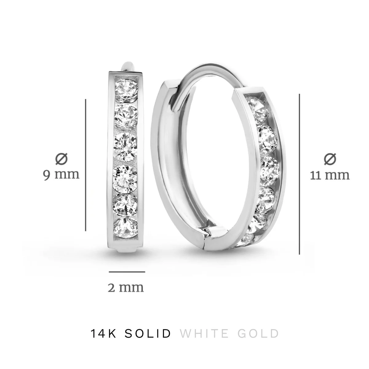 Isabel Bernard Cadeau d'Isabel 14 Karat | Weißgold Earparty Geschenksets IB90056 - Image 5