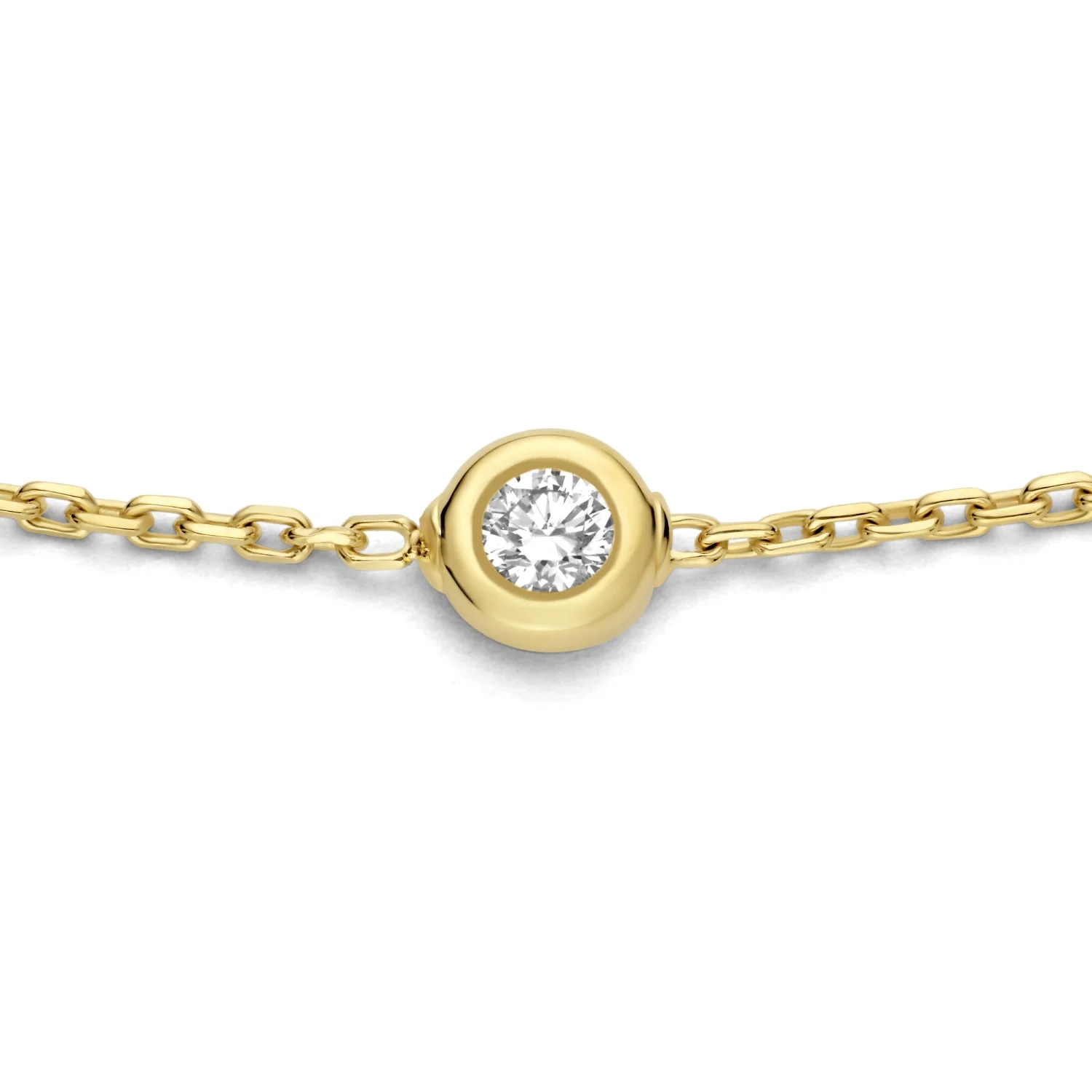 Isabel Bernard De la Paix Alfie 14 Karat | Gold Armband | Diamant 0.12 Karat | IBD320001 - Image 6