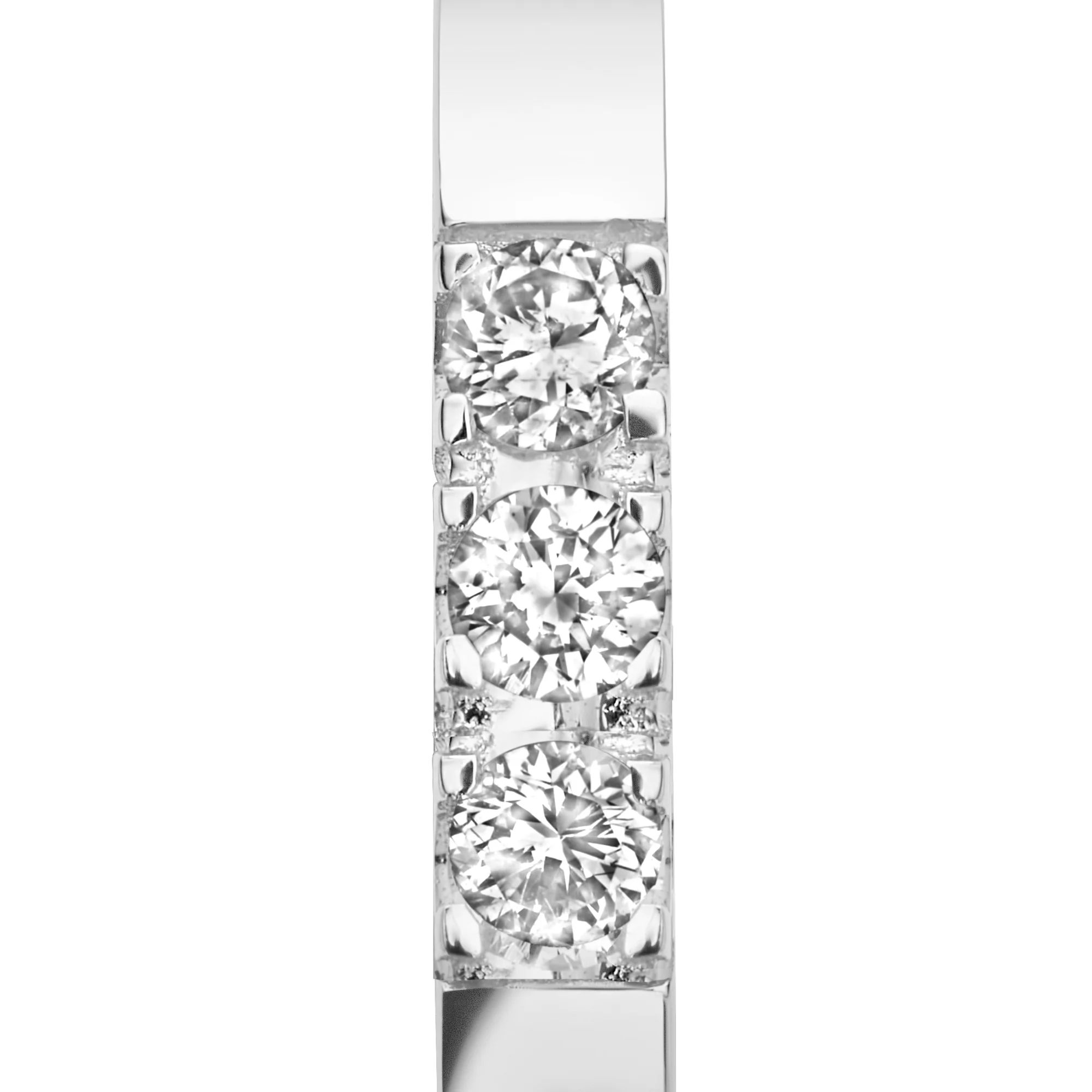 Isabel Bernard De la Paix Madeline 14 Karat | Weißgold Reif-Ohrringe | Diamant 0.15 Karat | IBD360017 - Image 8
