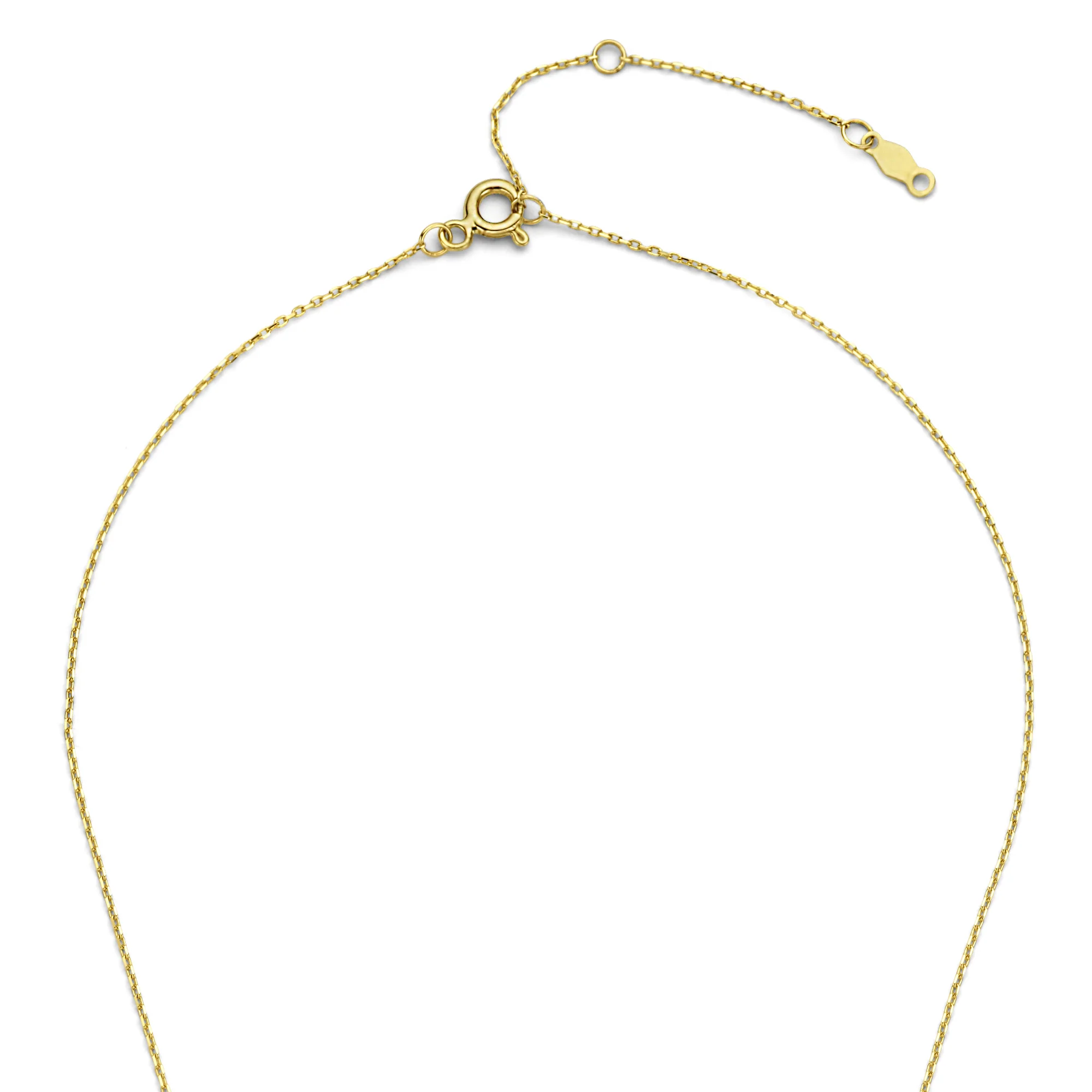 Isabel Bernard De la Paix Celesse 14 Karat | Gold Halskette | Diamant 0.07 Karat | IBD350002 - Image 7