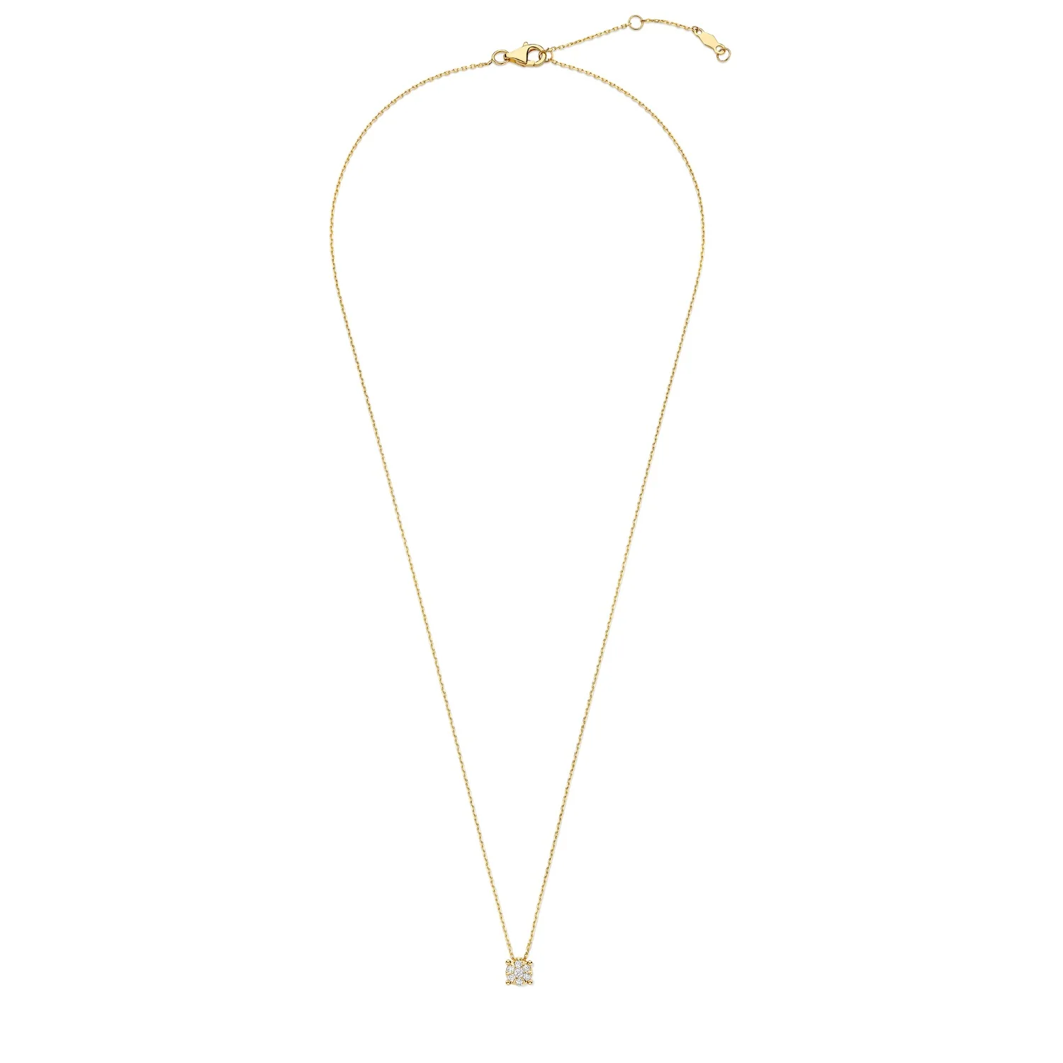 Isabel Bernard De la Paix Hanaé 14 Karat | Gold Halskette | Diamant 0.08 Karat | IBD350007 - Image 7
