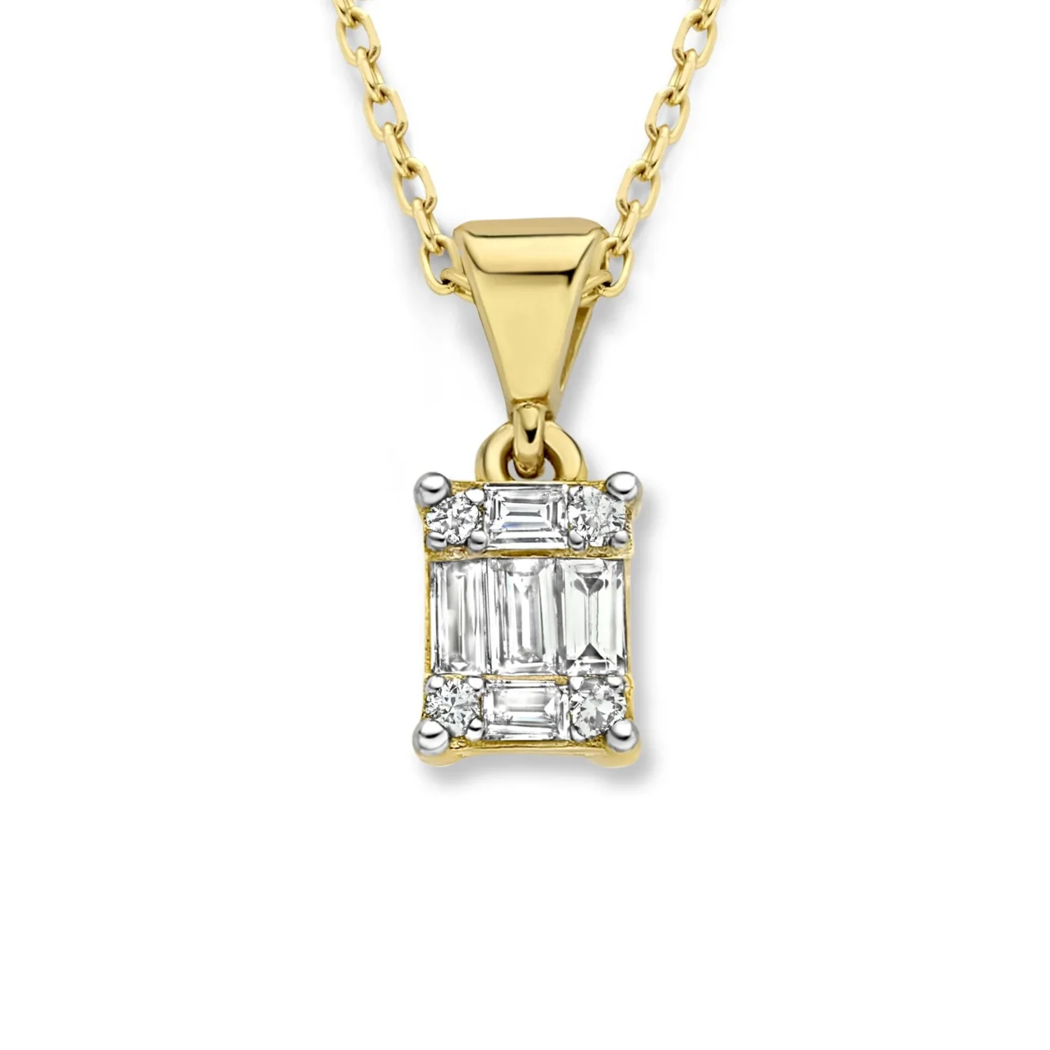 Isabel Bernard De la Paix Maxime 14 Karat | Gold Halskette | Diamant 0.11 Karat | IBD350017 - Image 6