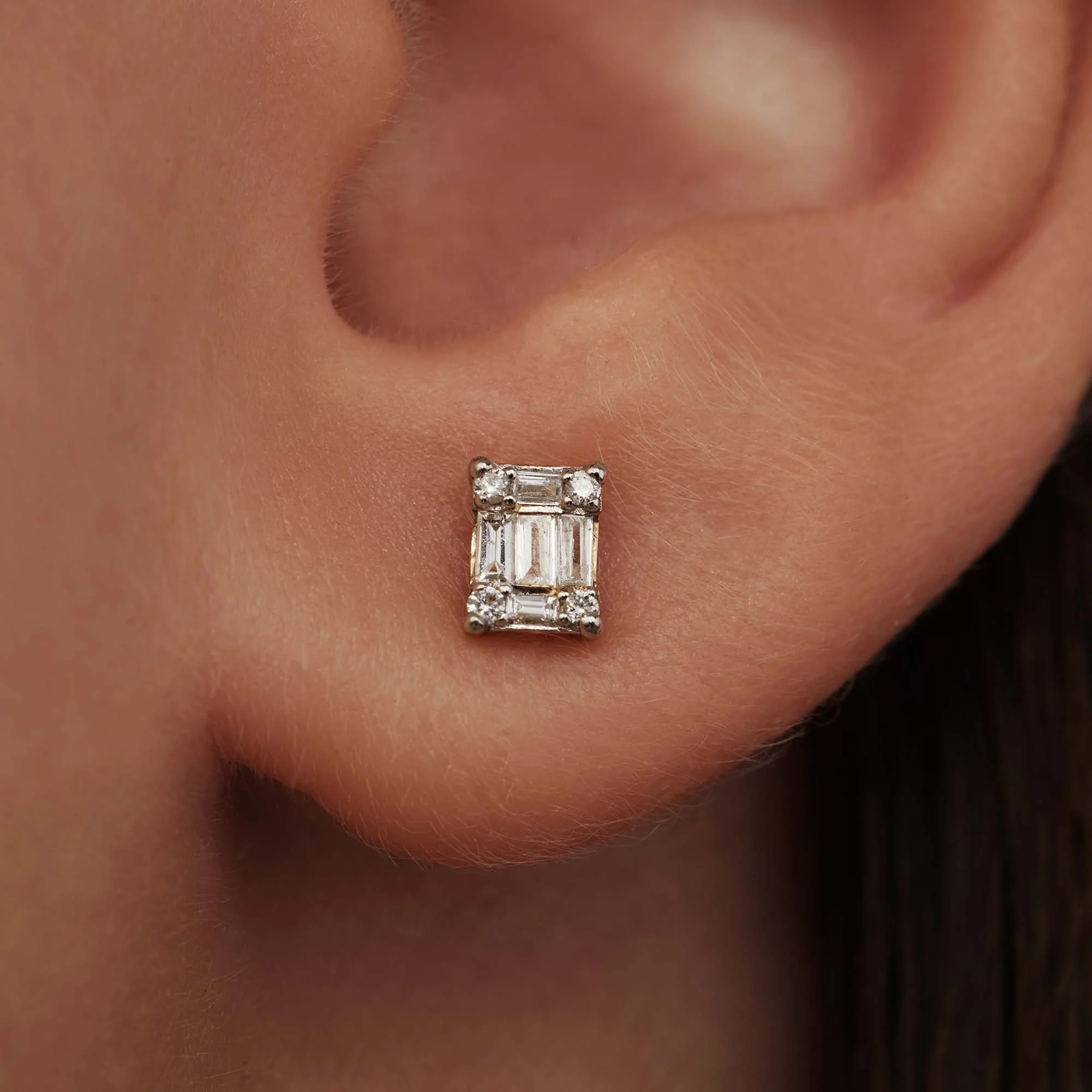 Isabel Bernard De la Paix Maxime 14 Karat Goldohrrstecker mit Diamant 0.26 ct IBD360020 - Image 3