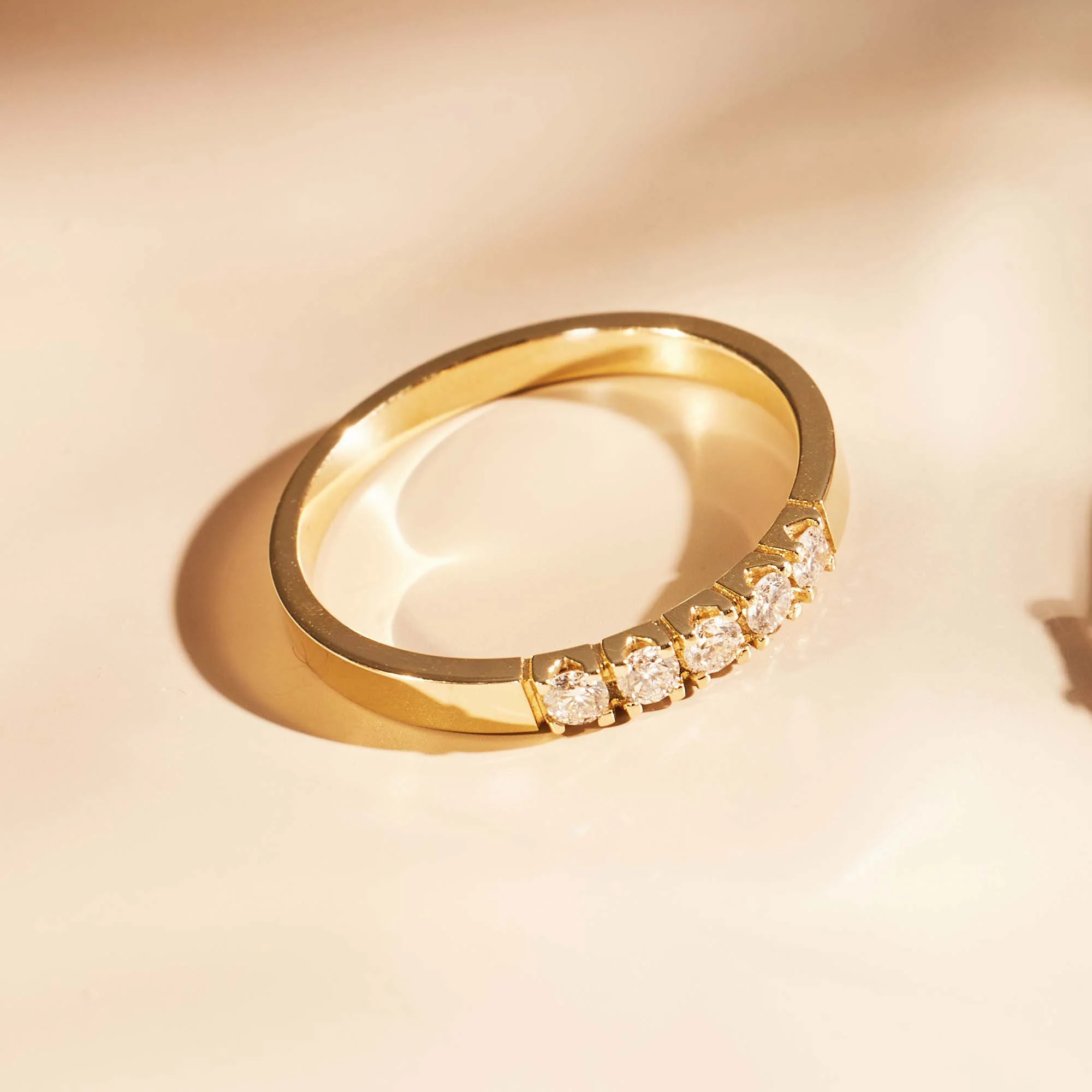 Isabel Bernard De la Paix Madeline 14 Karat | Gold Ring | Diamant 0.20 Karat | IBD330018-48 - Image 6