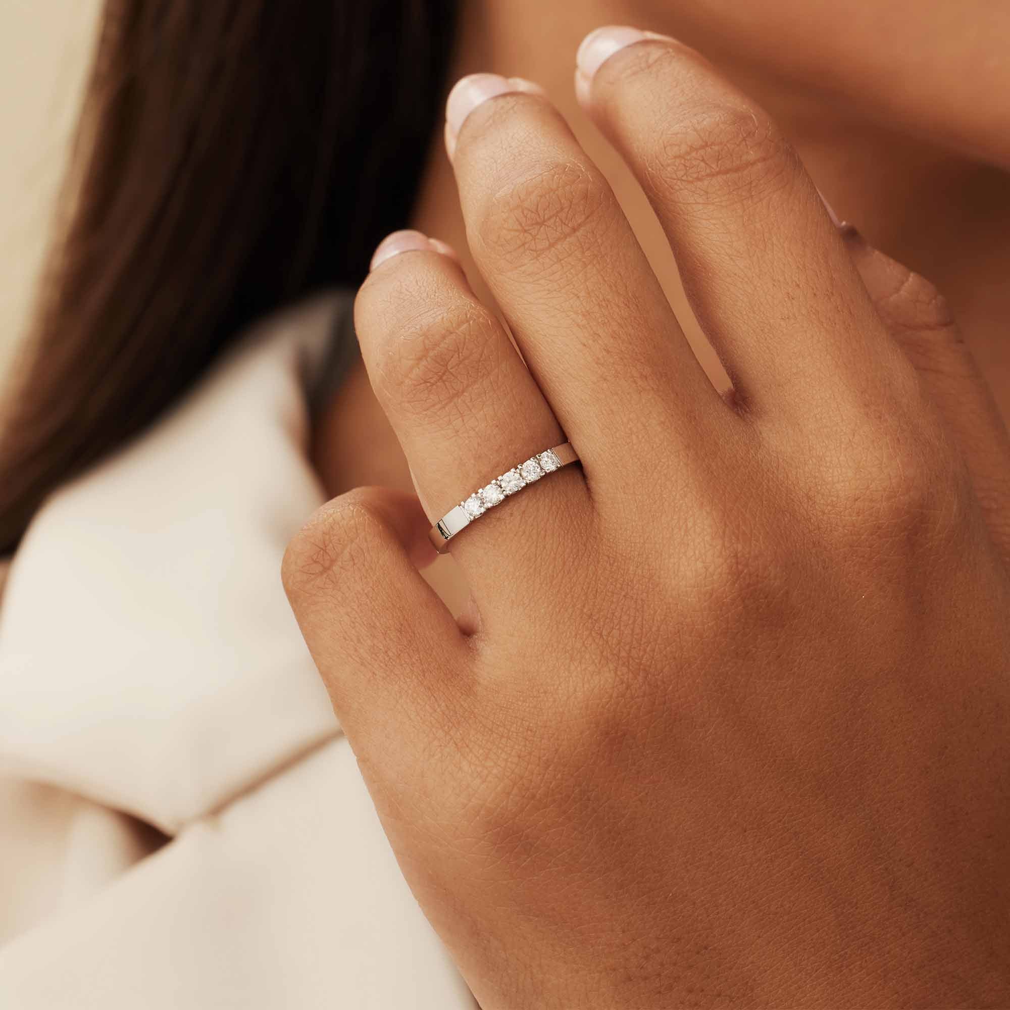 Isabel Bernard De la Paix damen Ring Weißgold IBD330019-48 - Image 3
