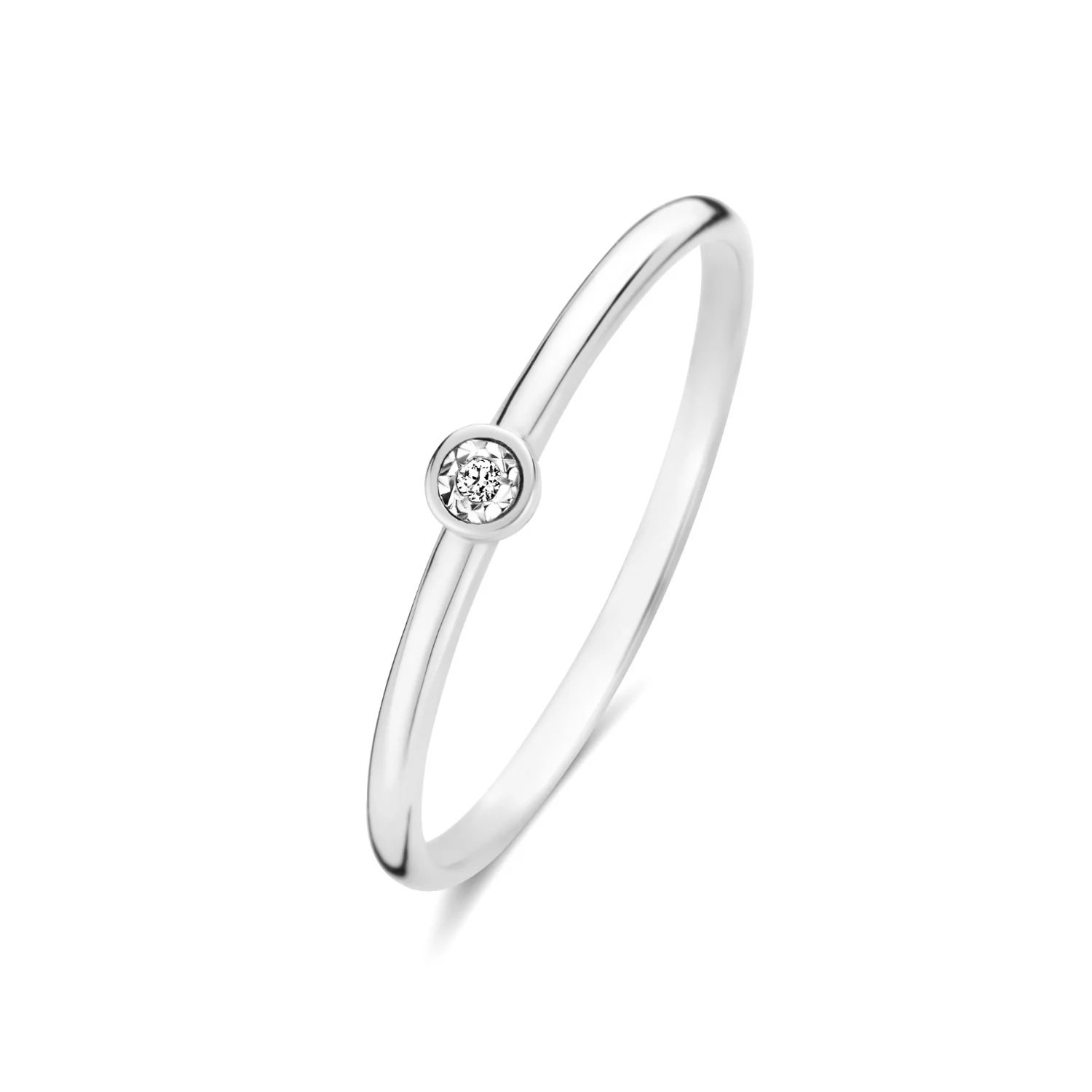 Isabel Bernard De La Paix Inaya 14 Karat | Weißgold Ring | Diamant 0.01 Karat | IBD330026-48