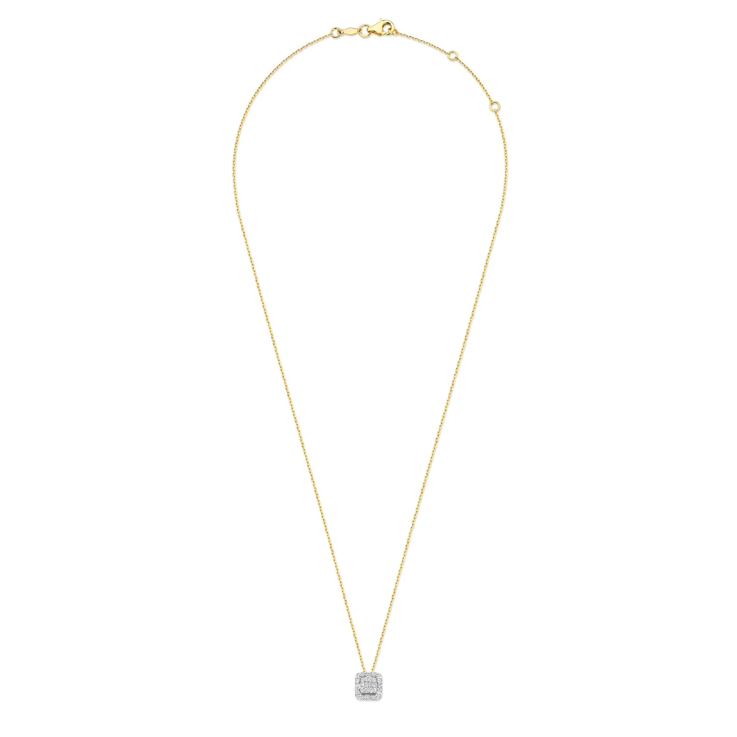 Isabel Bernard De la Paix Elena 14 Karat Goldkette mit Diamant 0.18 ct IBD350030 - Image 6