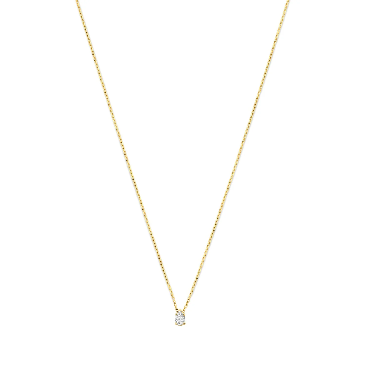 Isabel Bernard De la Paix Eloise 14 karat gold necklace with diamond 0.1 carat IBD350025
