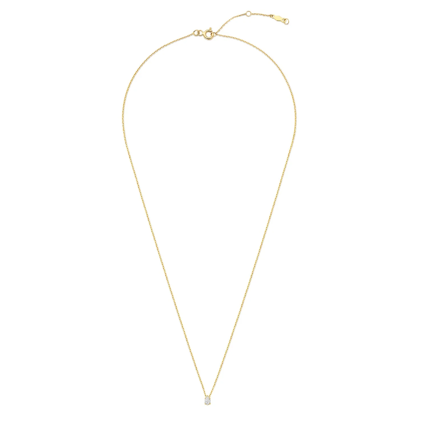 Isabel Bernard De la Paix Eloise 14 karat gold necklace with diamond 0.1 carat IBD350025 - Image 7