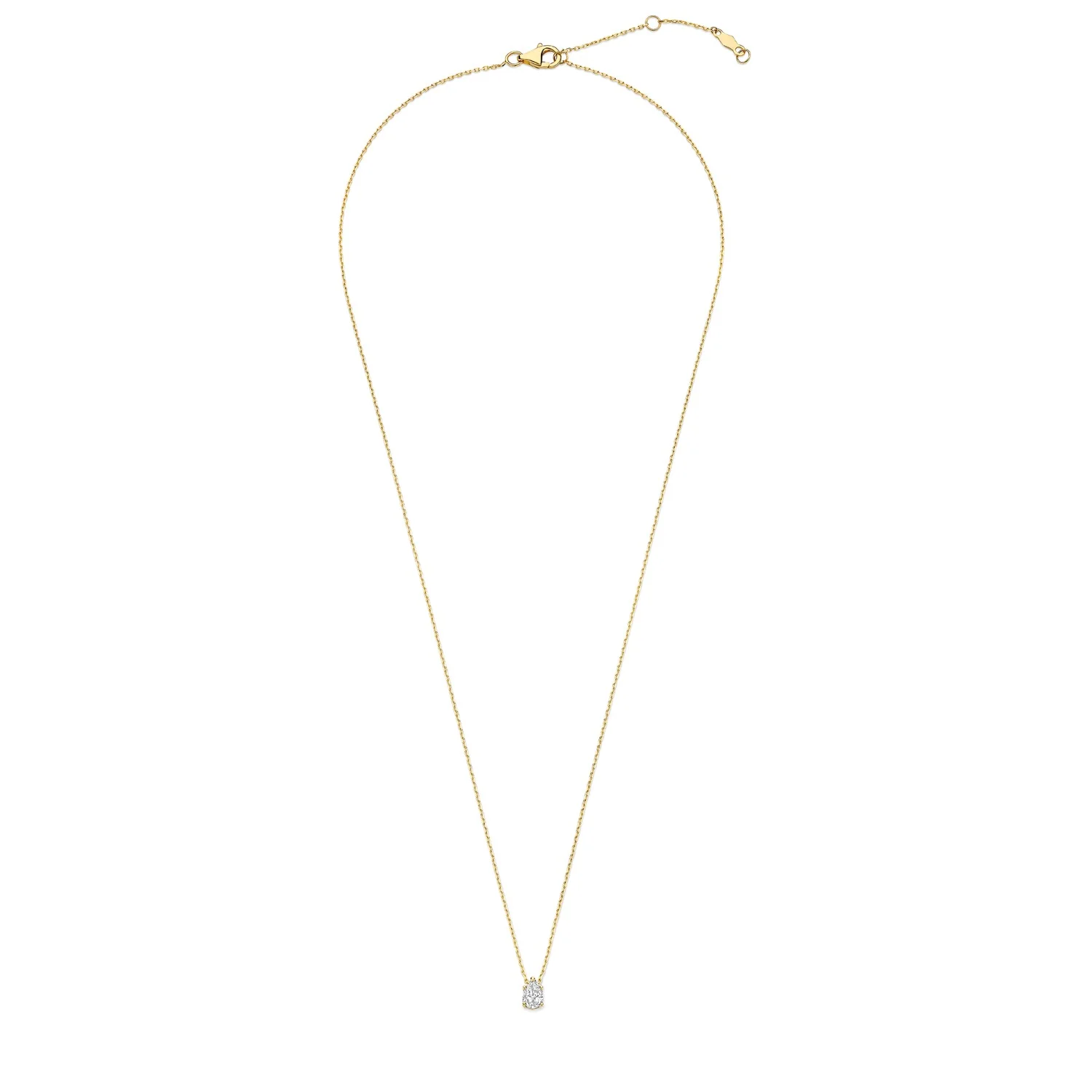Isabel Bernard De la Paix Eloise 14 karat gold necklace with diamond 0.15 carat IBD350026 - Image 6