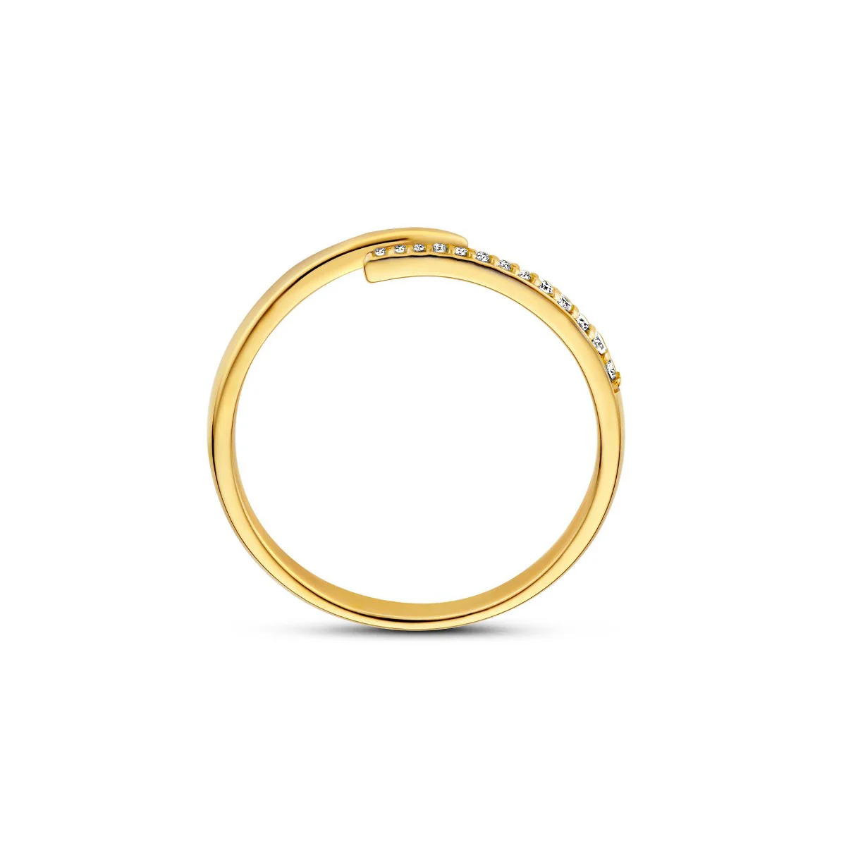 Isabel Bernard De la Paix Flavie 14 Karat Goldring mit Diamant 0.08 ct IBD330034-54 - Image 6