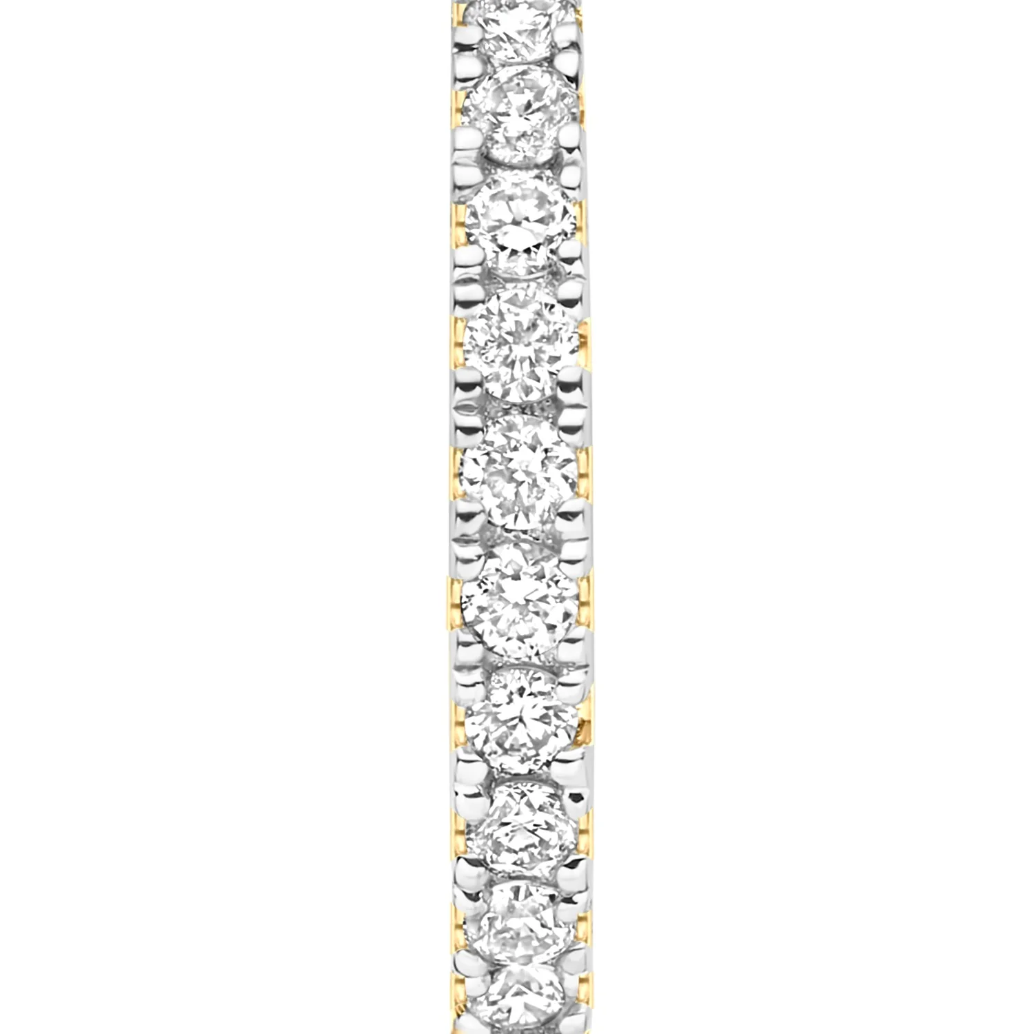 Isabel Bernard De la Paix Madeline 14 karat gold hoop earrings with diamond 0.09 carat IBD360033 - Image 7
