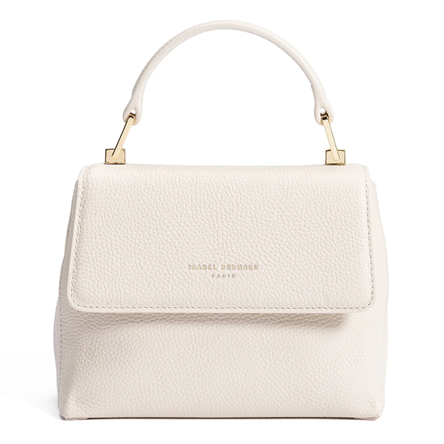 Isabel Bernard Femme Forte Heline Creme Kalbsleder Handtasche IB21027