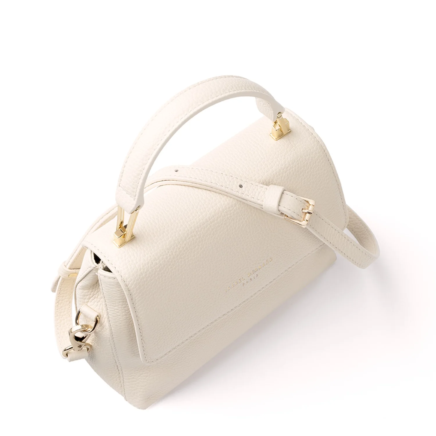Isabel Bernard Femme Forte Heline Creme Kalbsleder Handtasche IB21027 - Image 10