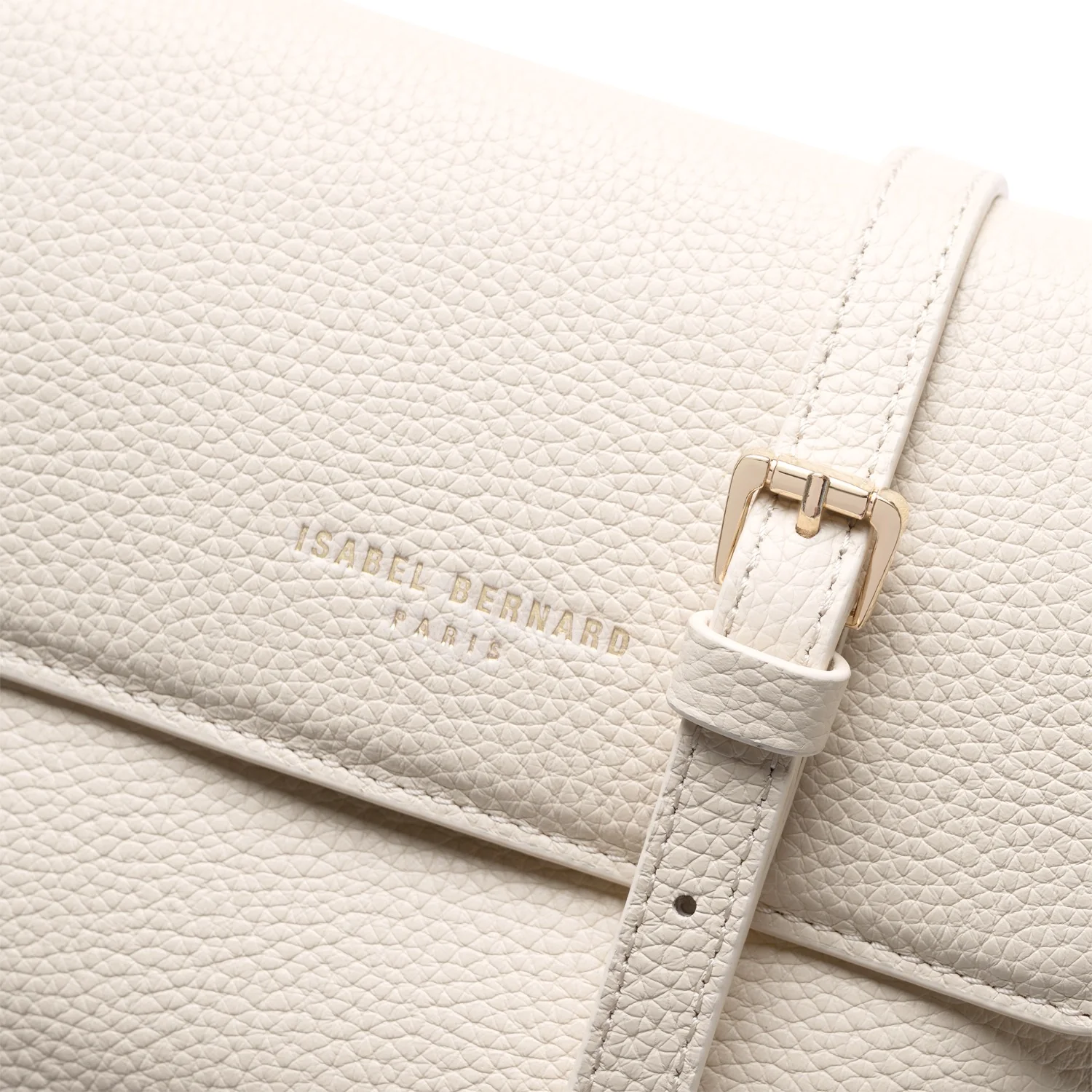 Isabel Bernard Femme Forte Heline Creme Kalbsleder Handtasche IB21027 - Image 8