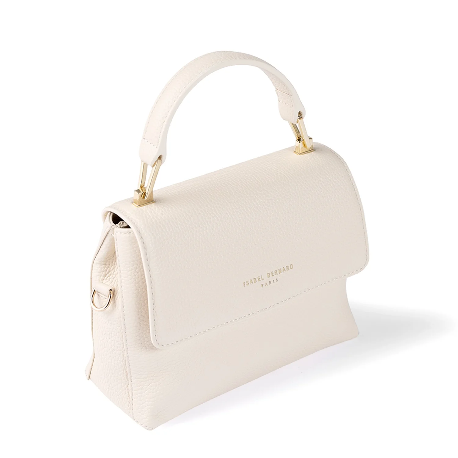 Isabel Bernard Femme Forte Heline Creme Kalbsleder Handtasche IB21027 - Image 9