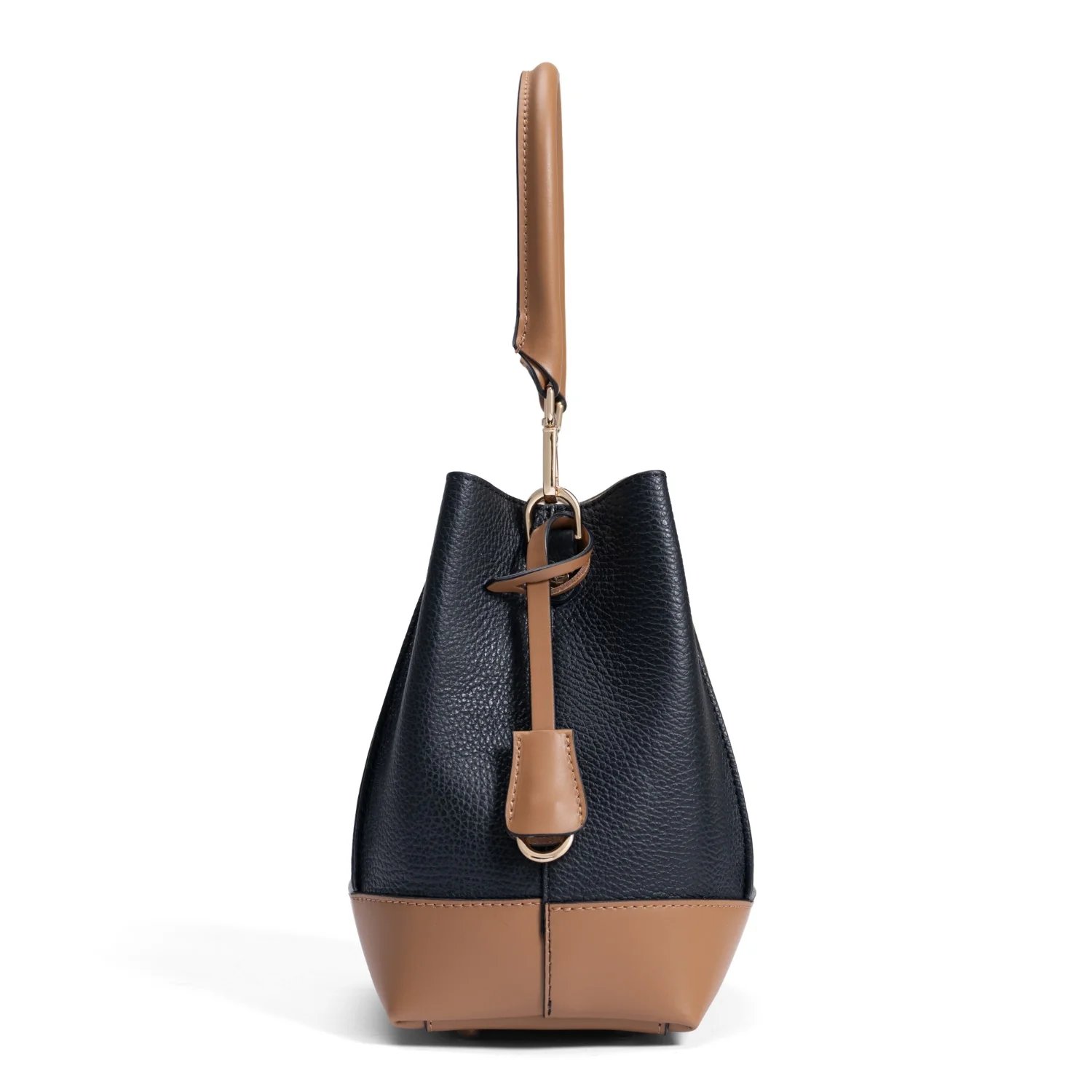 Isabel Bernard Femme Forte Minette Schwarz Kalbsleder Handtasche IB21114-001 - Image 4