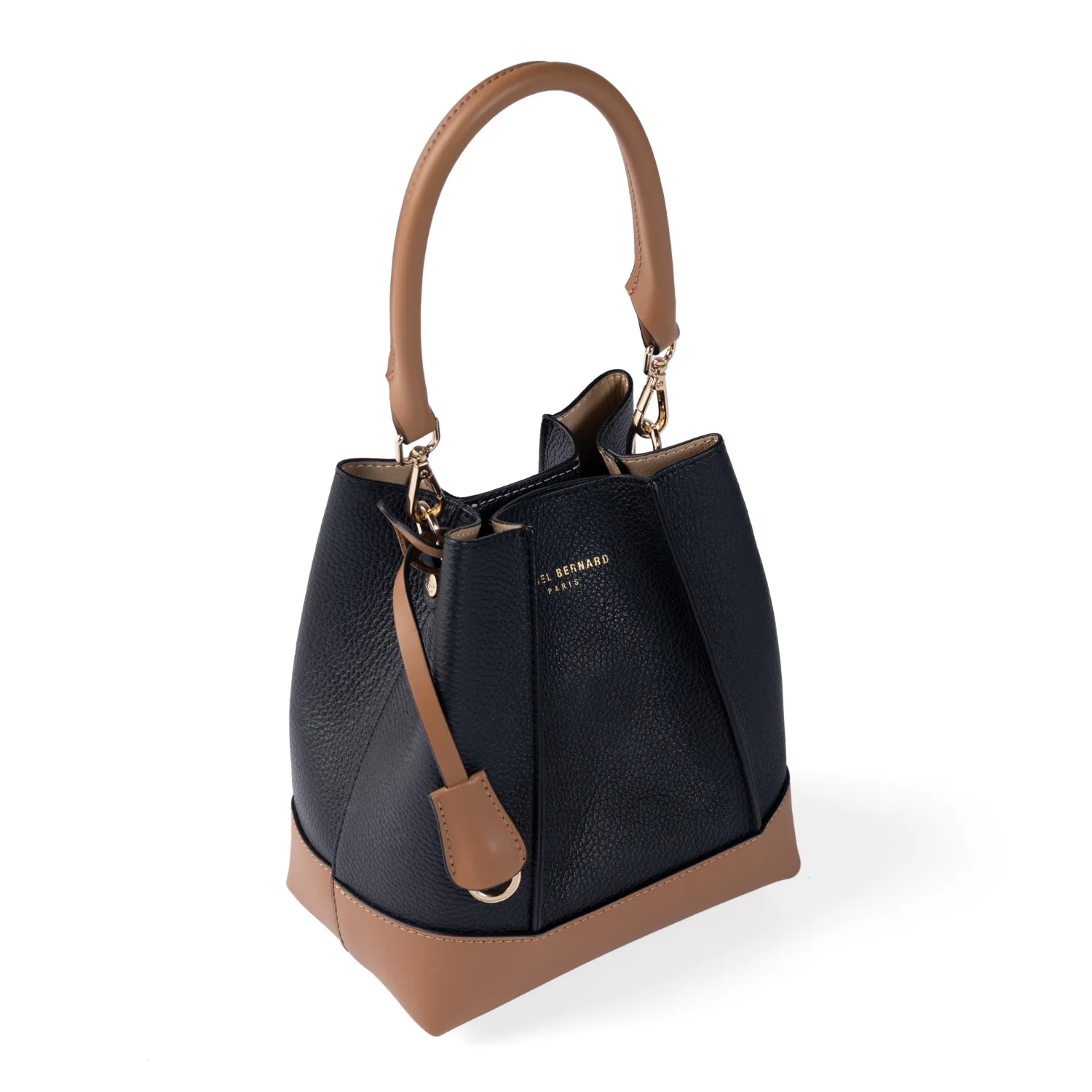 Isabel Bernard Femme Forte Minette Schwarz Kalbsleder Handtasche IB21114-001 - Image 8