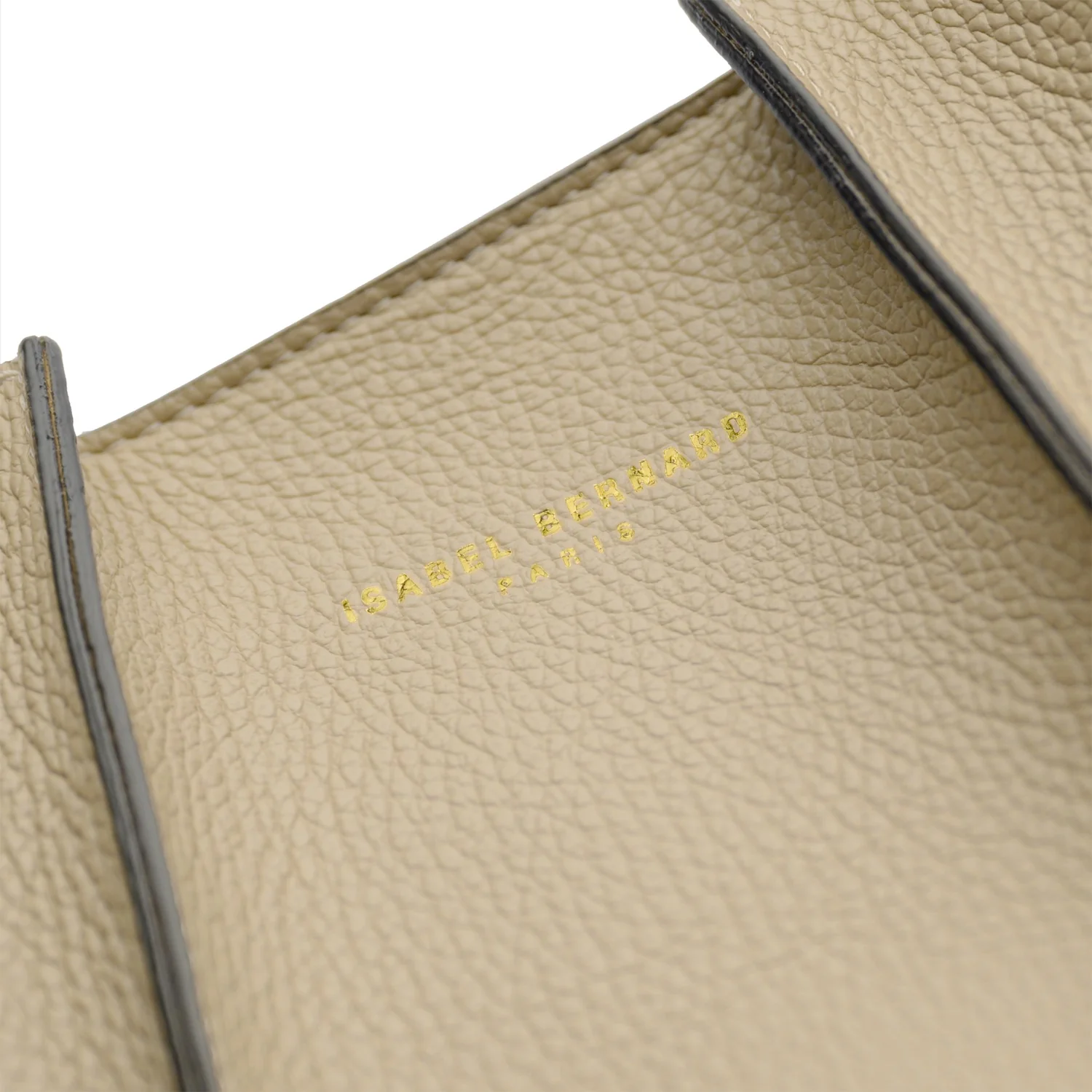 Isabel Bernard Femme Forte Macie Taupe Umhängetasche aus Kalbsleder IB25074-078 - Image 6