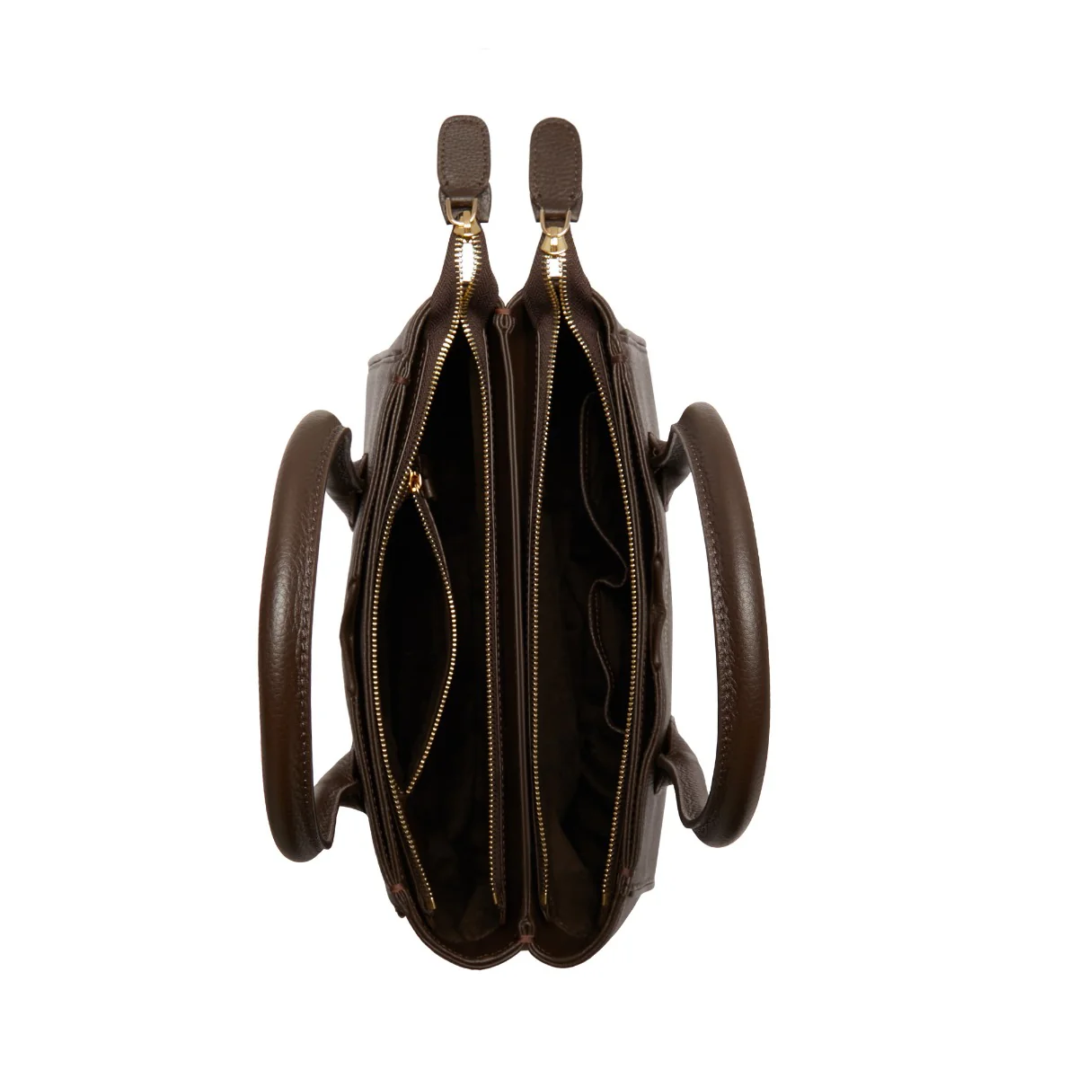 Isabel Bernard Honoré Cloe Midi Braune Kalbsleder Handtasche IB25082-031 - Image 6