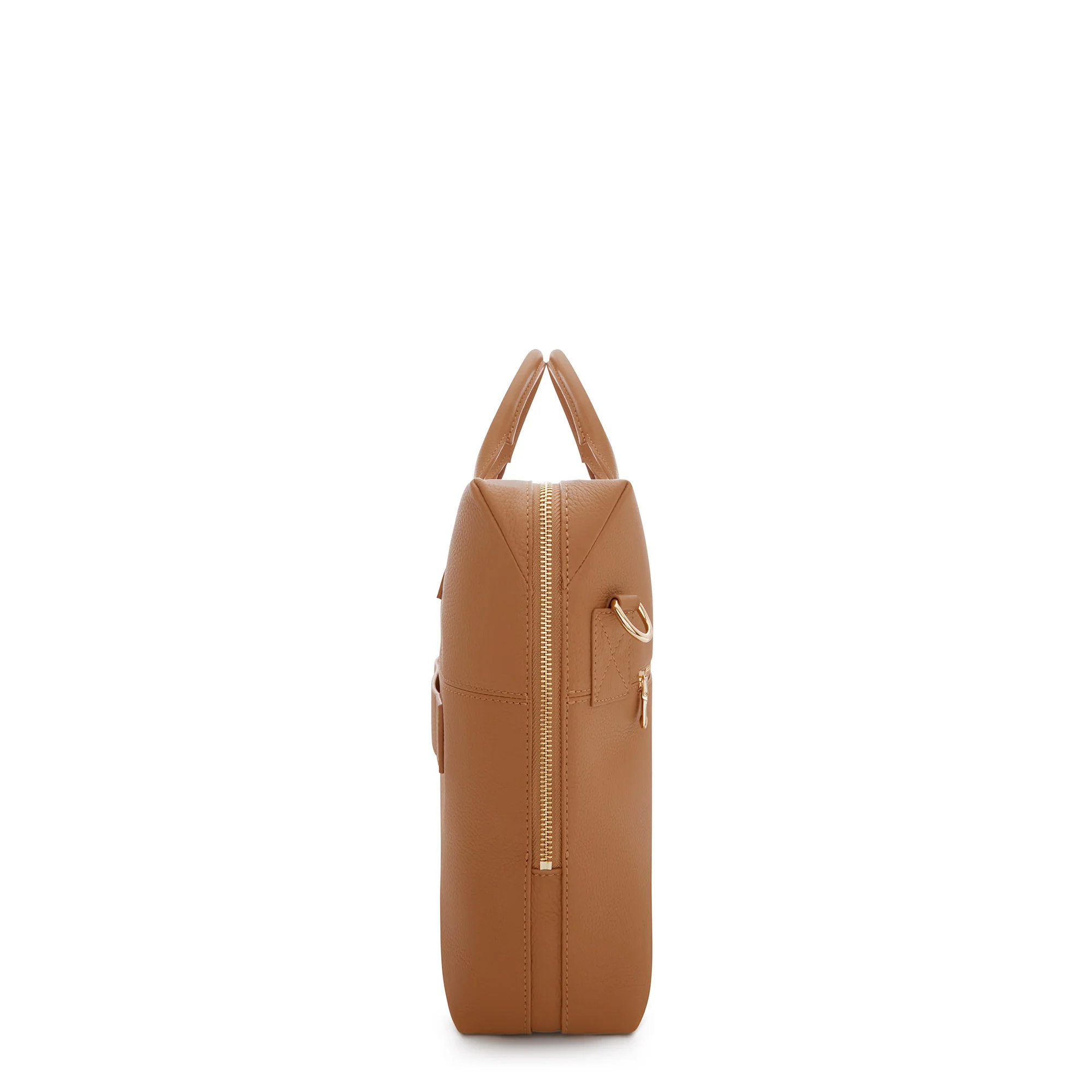 Isabel Bernard Honoré Anique Kamelfarbene Kalbsleder Handtasche IB25062 - Image 5