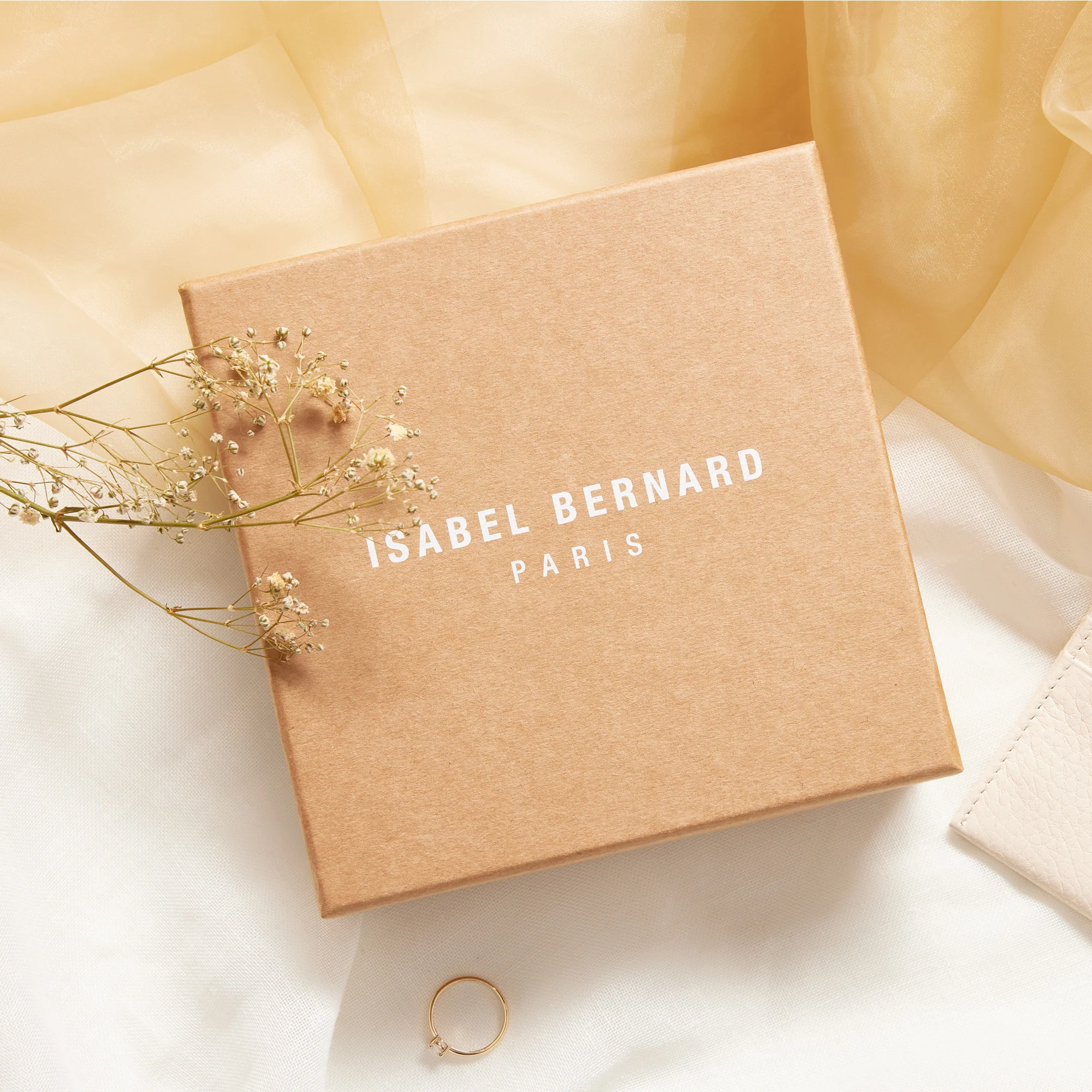 Isabel Bernard Honoré Aveline camel Leder Damen Kartenhalter aus Kalbsleder IB27020 - Image 10