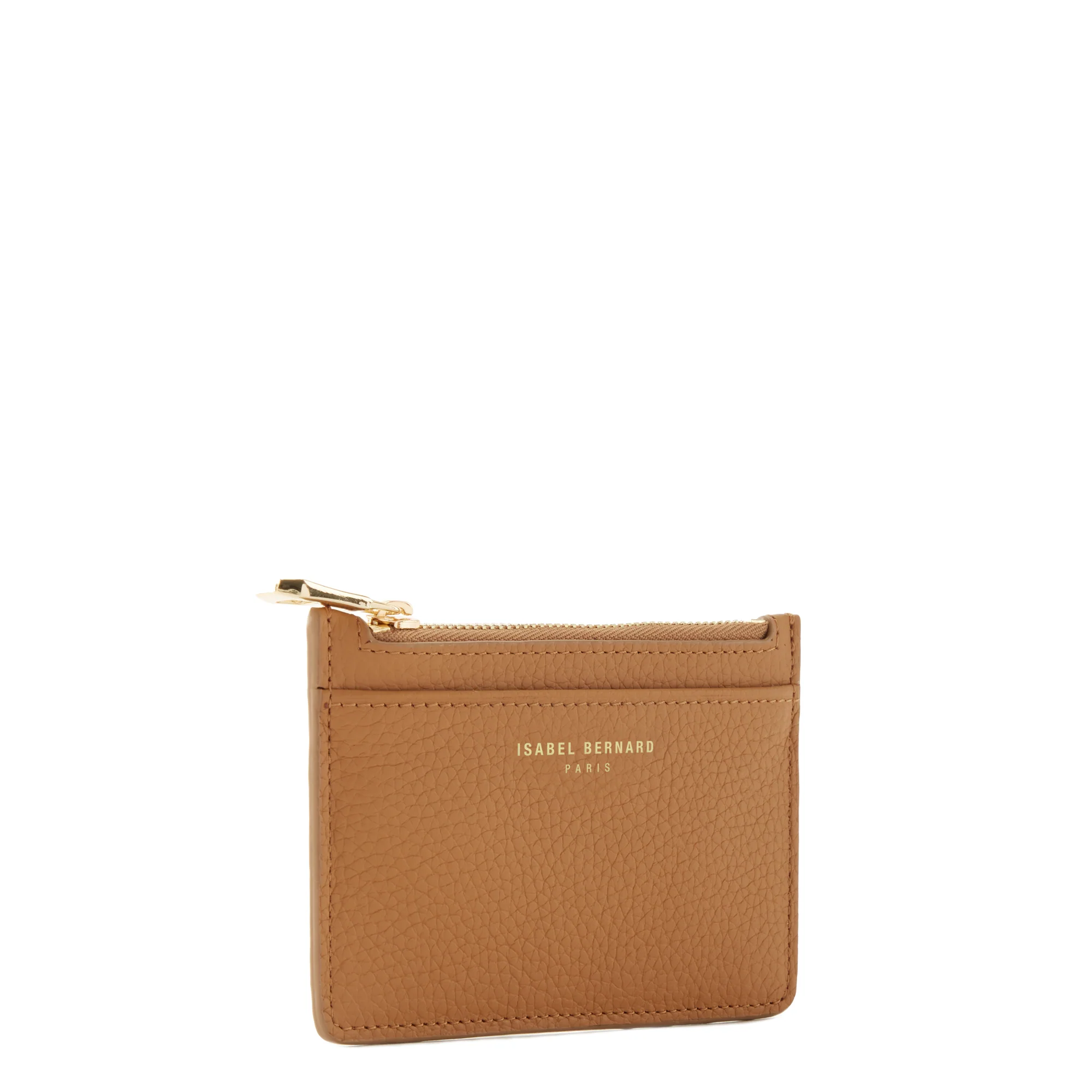 Isabel Bernard Honoré Aveline camel Leder Damen Kartenhalter aus Kalbsleder IB27020 - Image 5