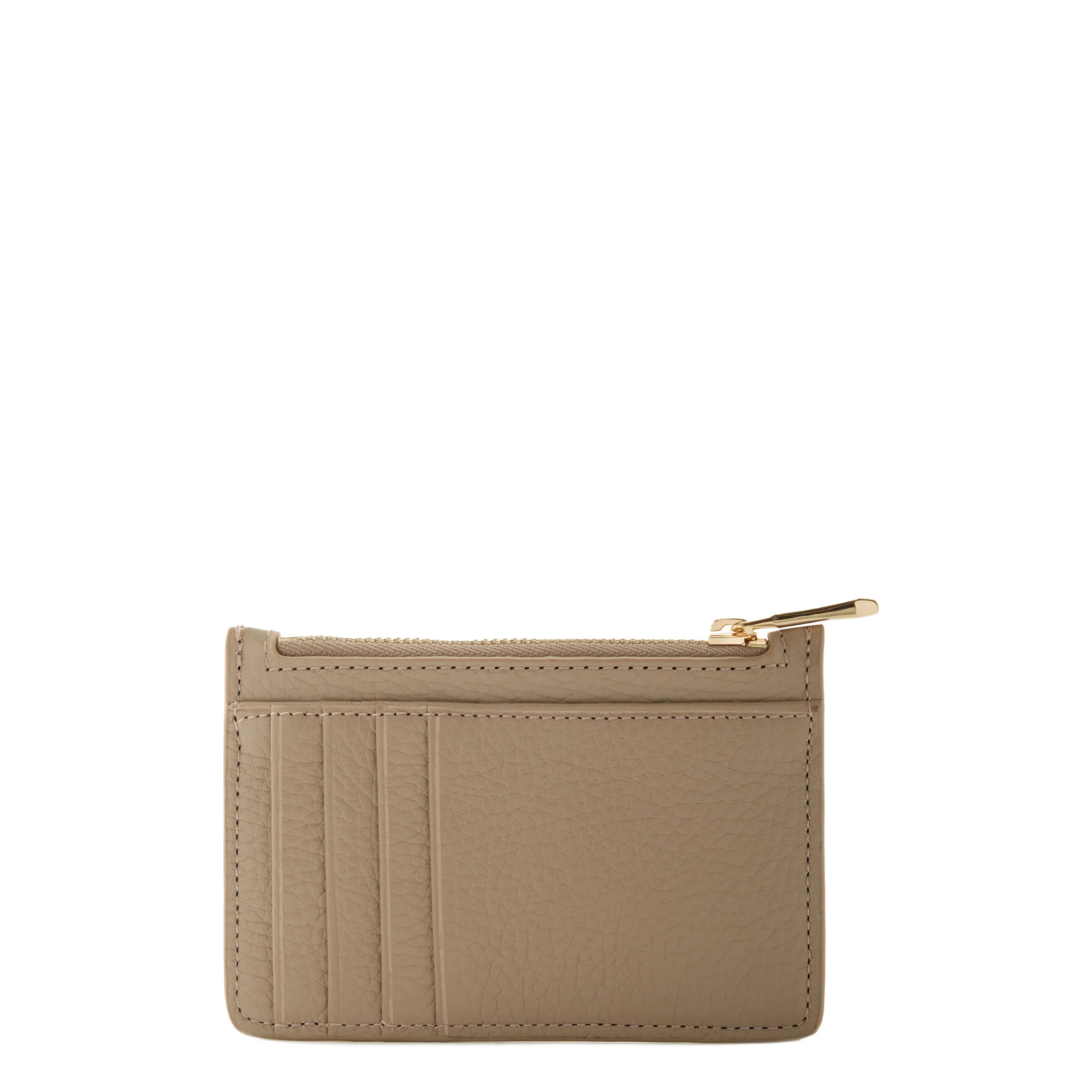Isabel Bernard Honoré Aveline Taupe Leder Damen Kartenhalter aus Kalbsleder IB27017 - Image 6