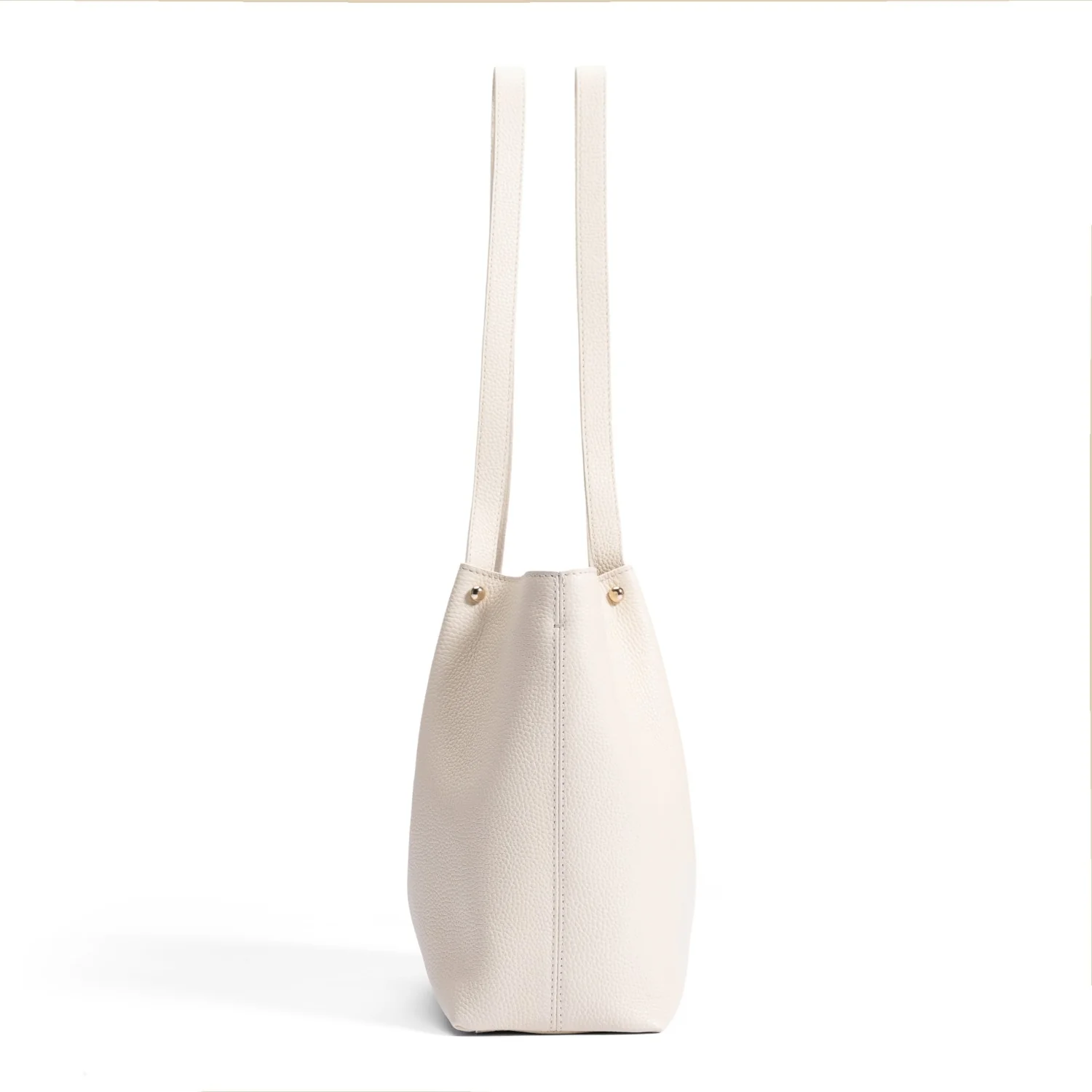 Isabel Bernard Honoré Nata Cremefarbener Leder Shopper aus Kalbsleder IB25086-070 - Image 7