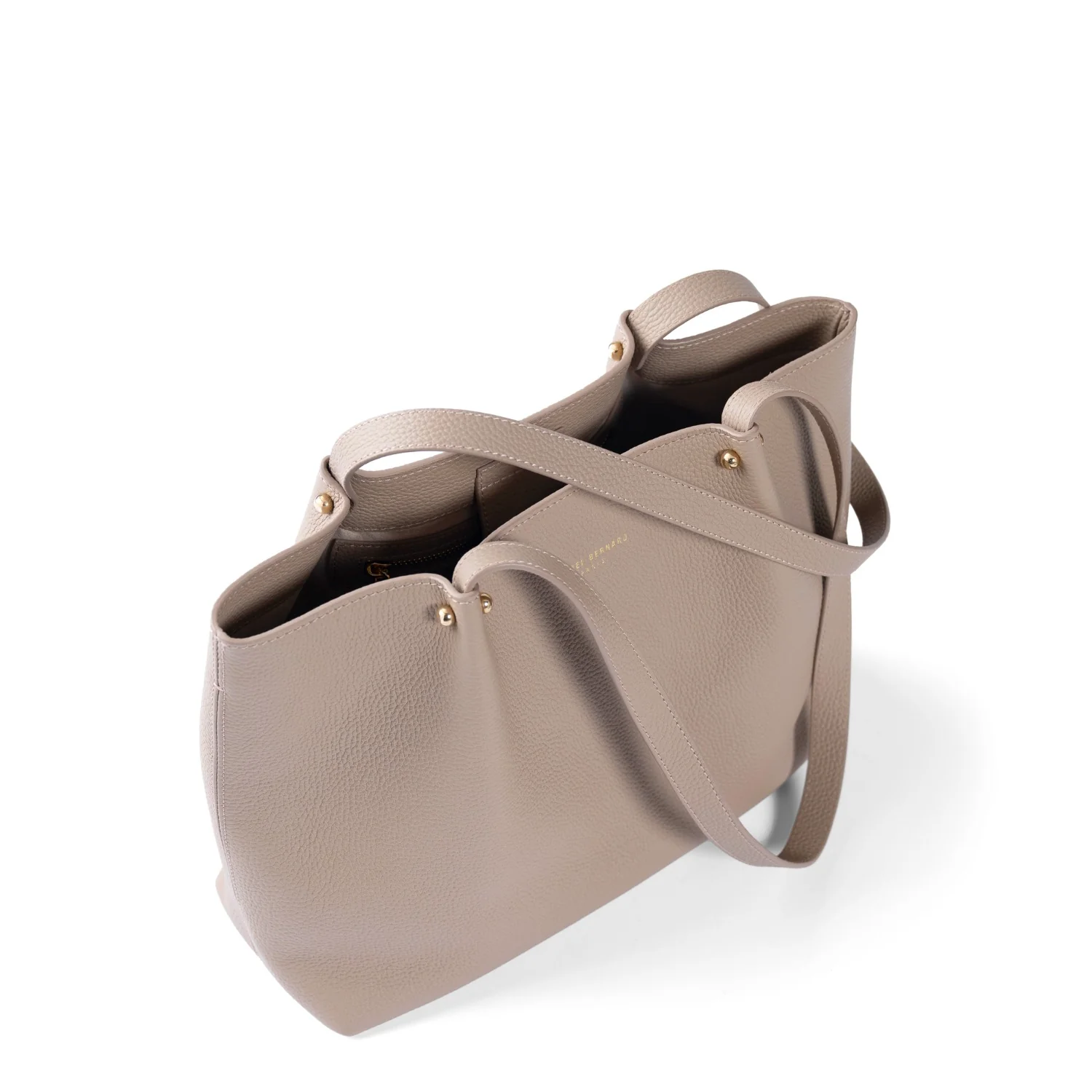 Isabel Bernard Honoré Nata Taupe Leder Shopper aus Kalbsleder IB25086-078 - Image 10