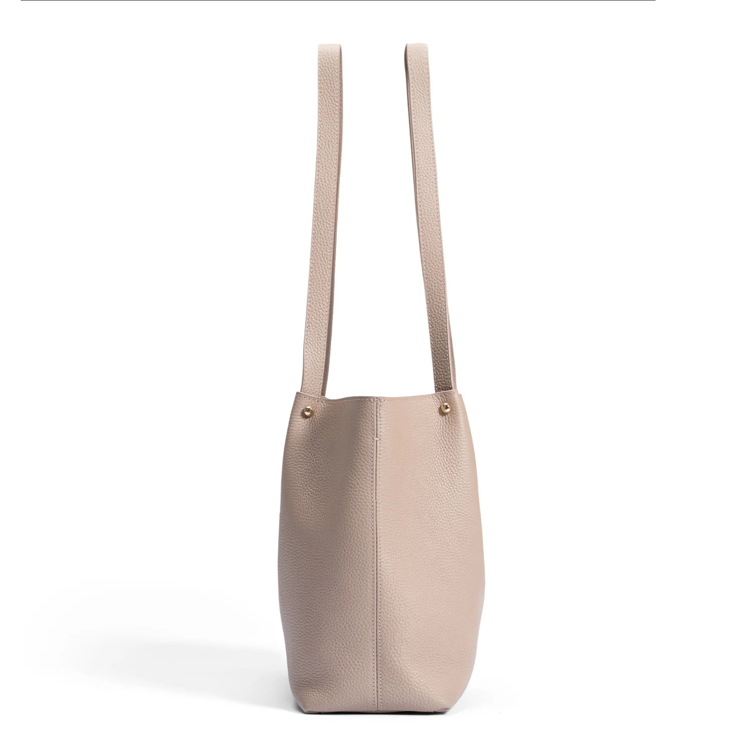 Isabel Bernard Honoré Nata Taupe Leder Shopper aus Kalbsleder IB25086-078 - Image 5
