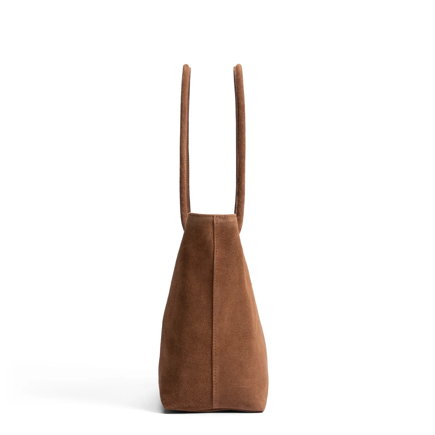 Isabel Bernard Honoré Elin Braune Wildleder Schultertasche IB25111-130 - Image 9