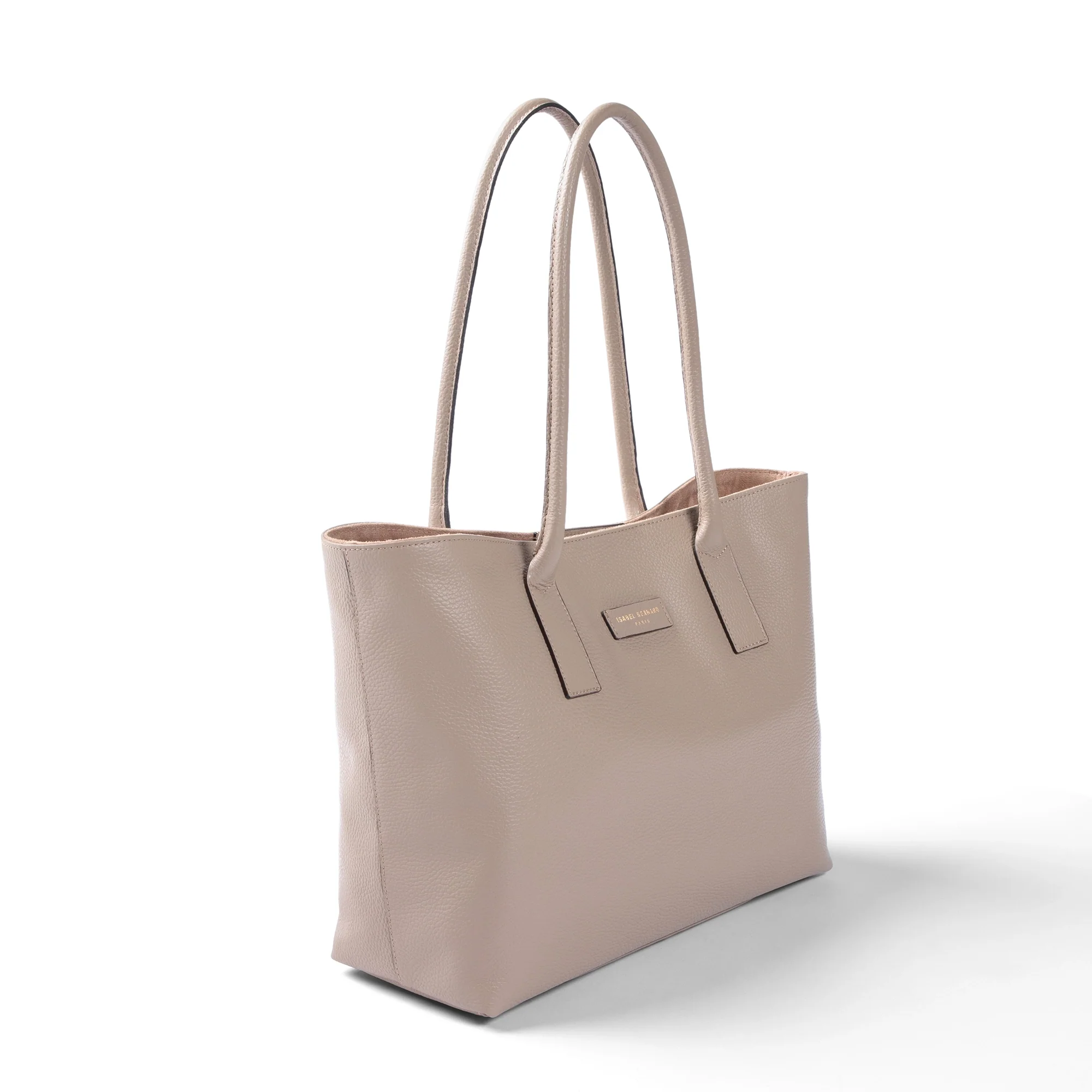 Isabel Bernard Honoré Elin Taupe Kalbsleder Schultertasche IB25111-078 - Image 5