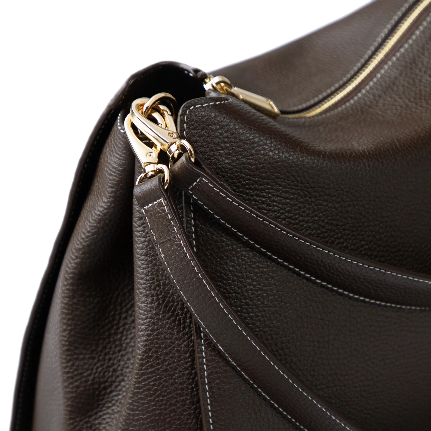 Isabel Bernard Honoré Emma Schultertasche Dunkelbraun IB21134-031 - Image 7