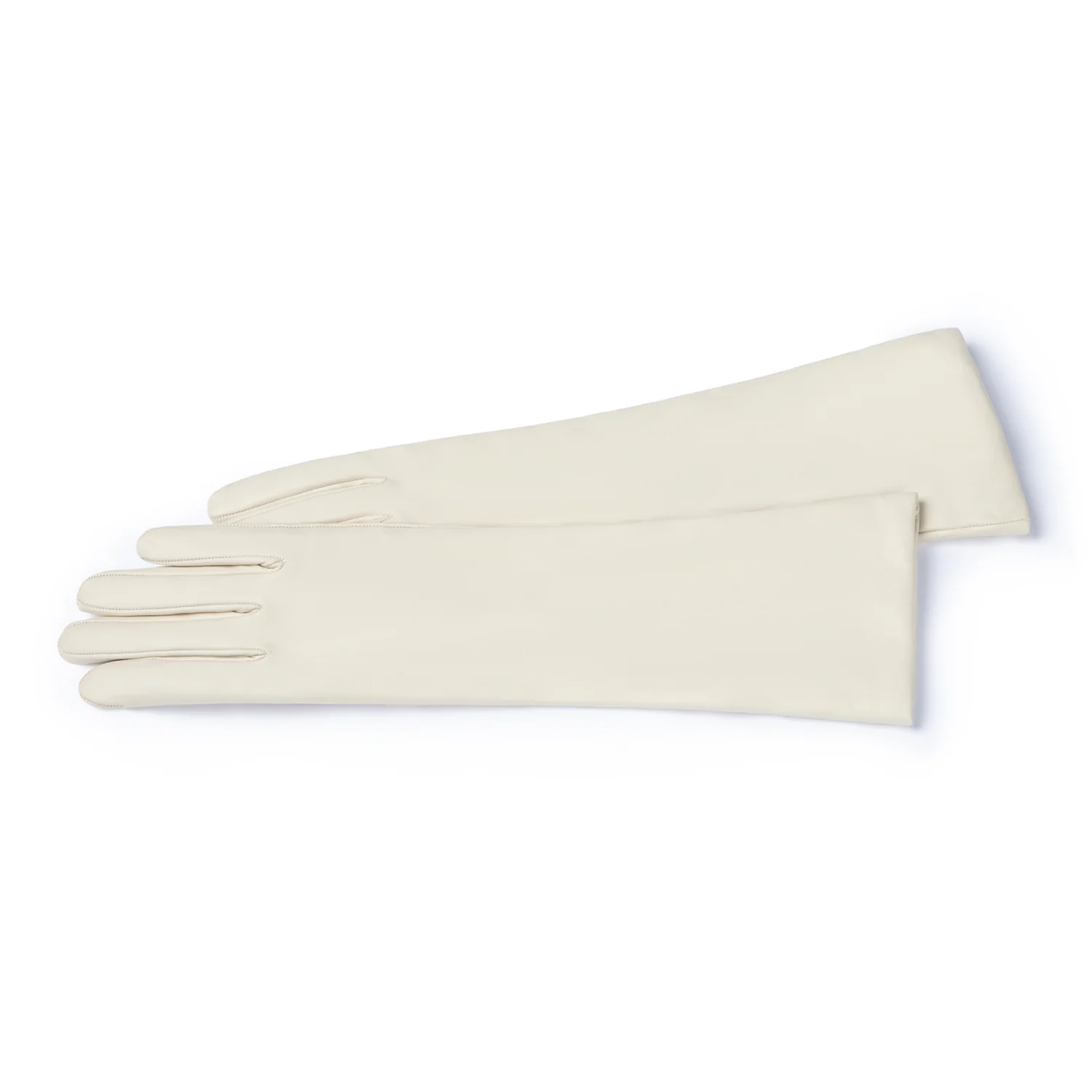 Isabel Bernard Honoré Estelle cremefarbene Lederhandschuhe aus Ziegenleder IB67005-372-7 - Image 7
