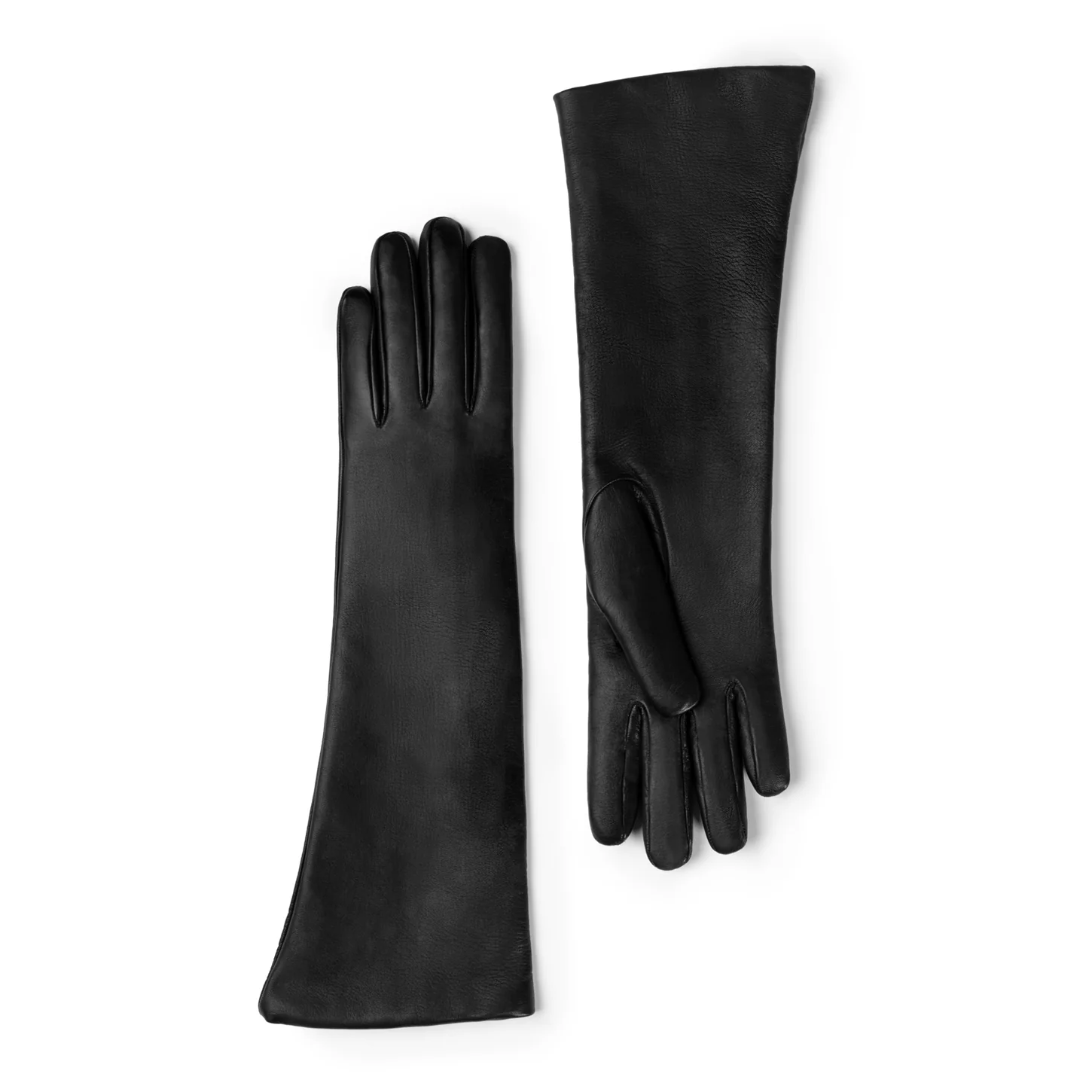 Isabel Bernard Honoré Estelle schwarze Lederhandschuhe aus Ziegenleder IB67005-301-6.5