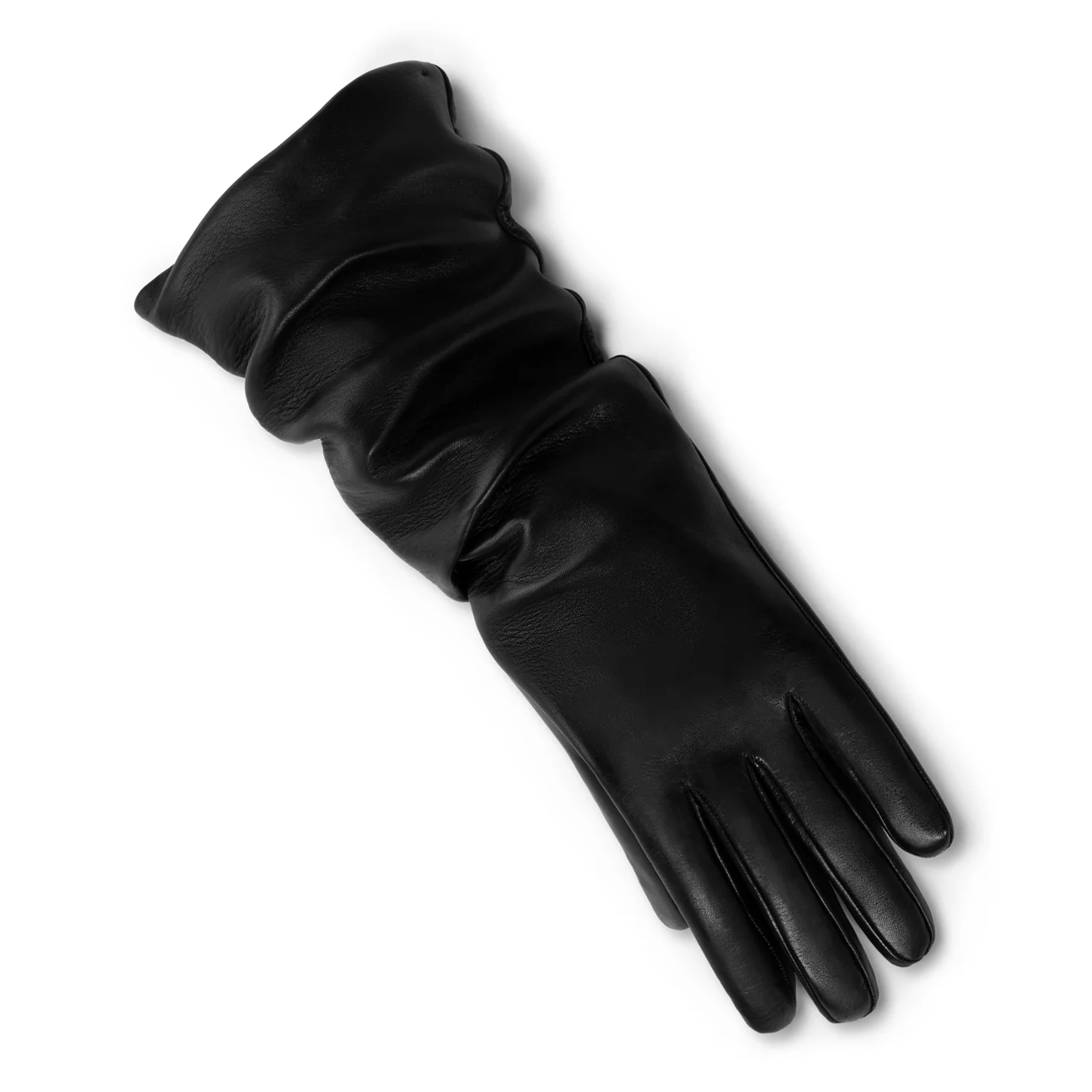 Isabel Bernard Honoré Estelle schwarze Lederhandschuhe aus Ziegenleder IB67005-301-6.5 - Image 5