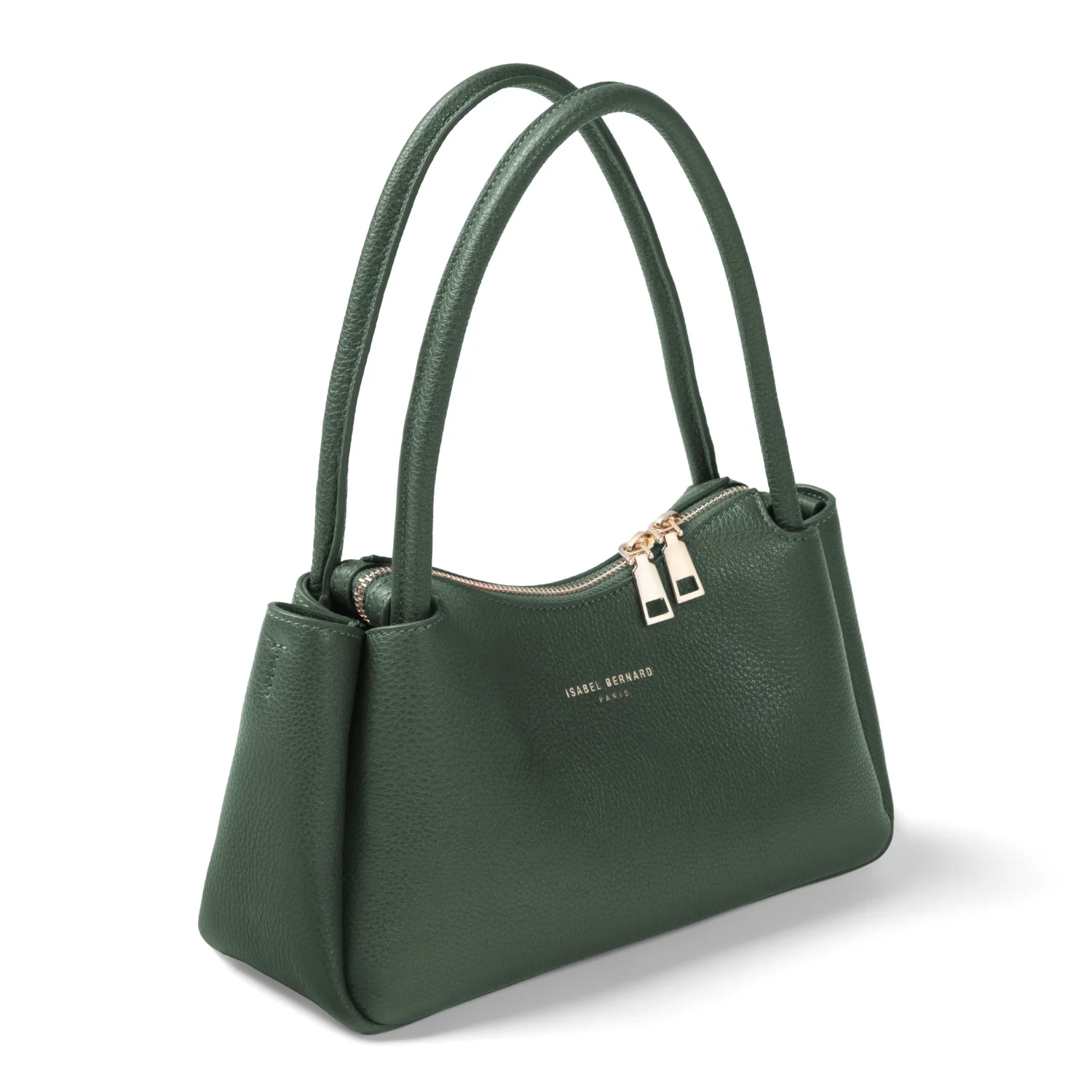 Isabel Bernard Honoré Eve Dunkelgrüne Handtasche aus Kalbsleder IB21133-061 - Image 8