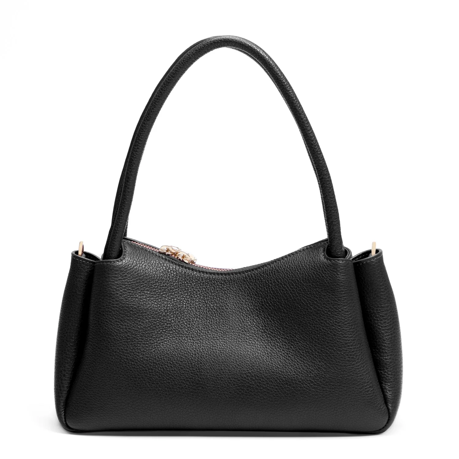 Isabel Bernard Honoré Eve Schwarze Handtasche aus Kalbsleder IB21133-001 - Image 5