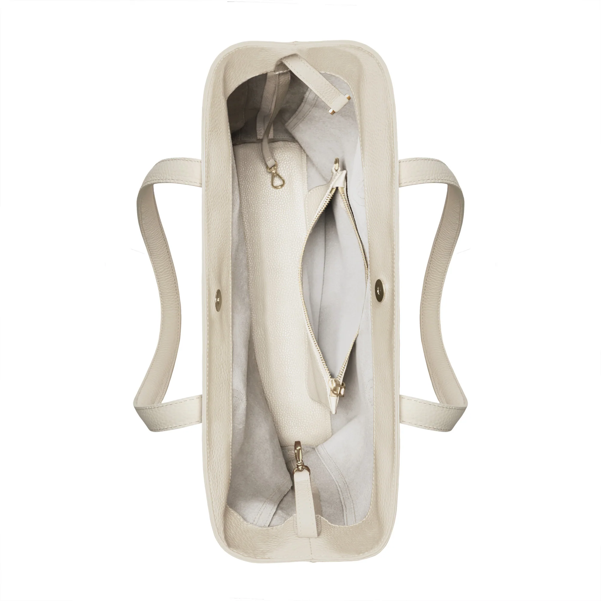 Isabel Bernard Honoré Francine Creme Kalbsleder Shopper IB25048 - Image 8