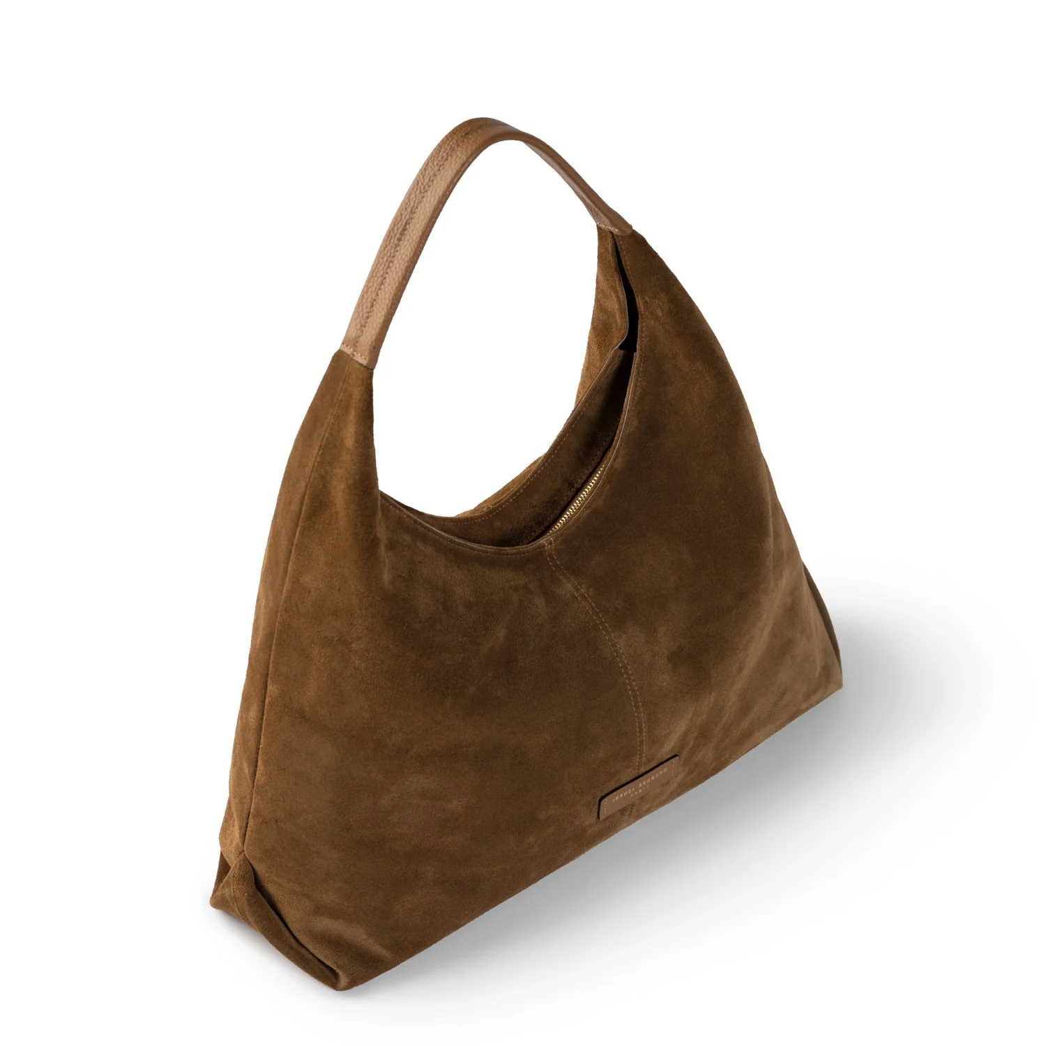 Isabel Bernard Honoré Grace braune Wildleder-Schultertasche IB25093-130 - Image 8