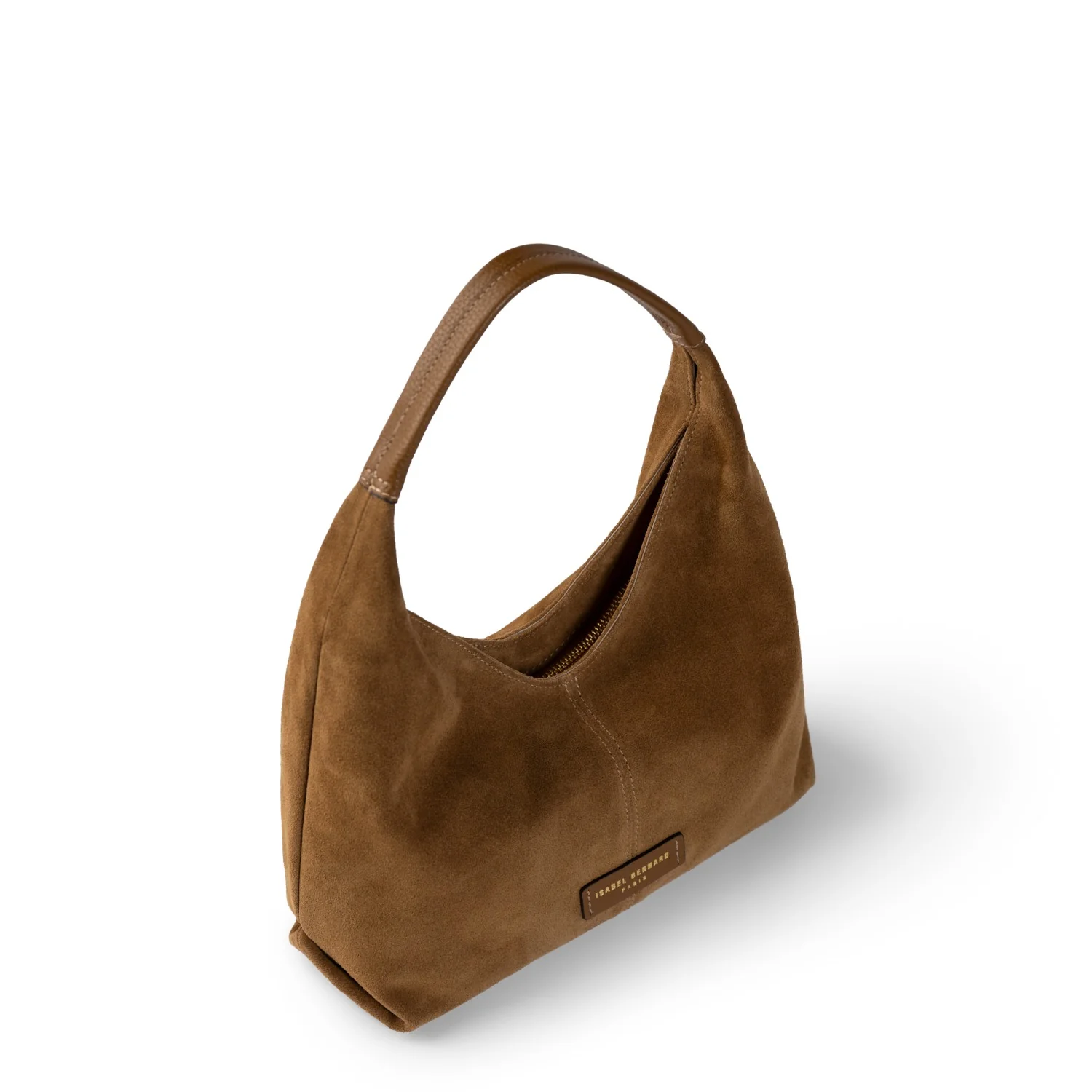 Isabel Bernard Honoré Grace Mini braune Wildleder-Handtasche IB21132-130 - Image 7