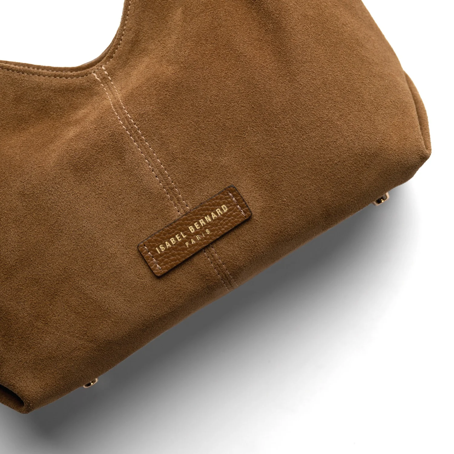 Isabel Bernard Honoré Grace Mini braune Wildleder-Handtasche IB21132-130 - Image 8
