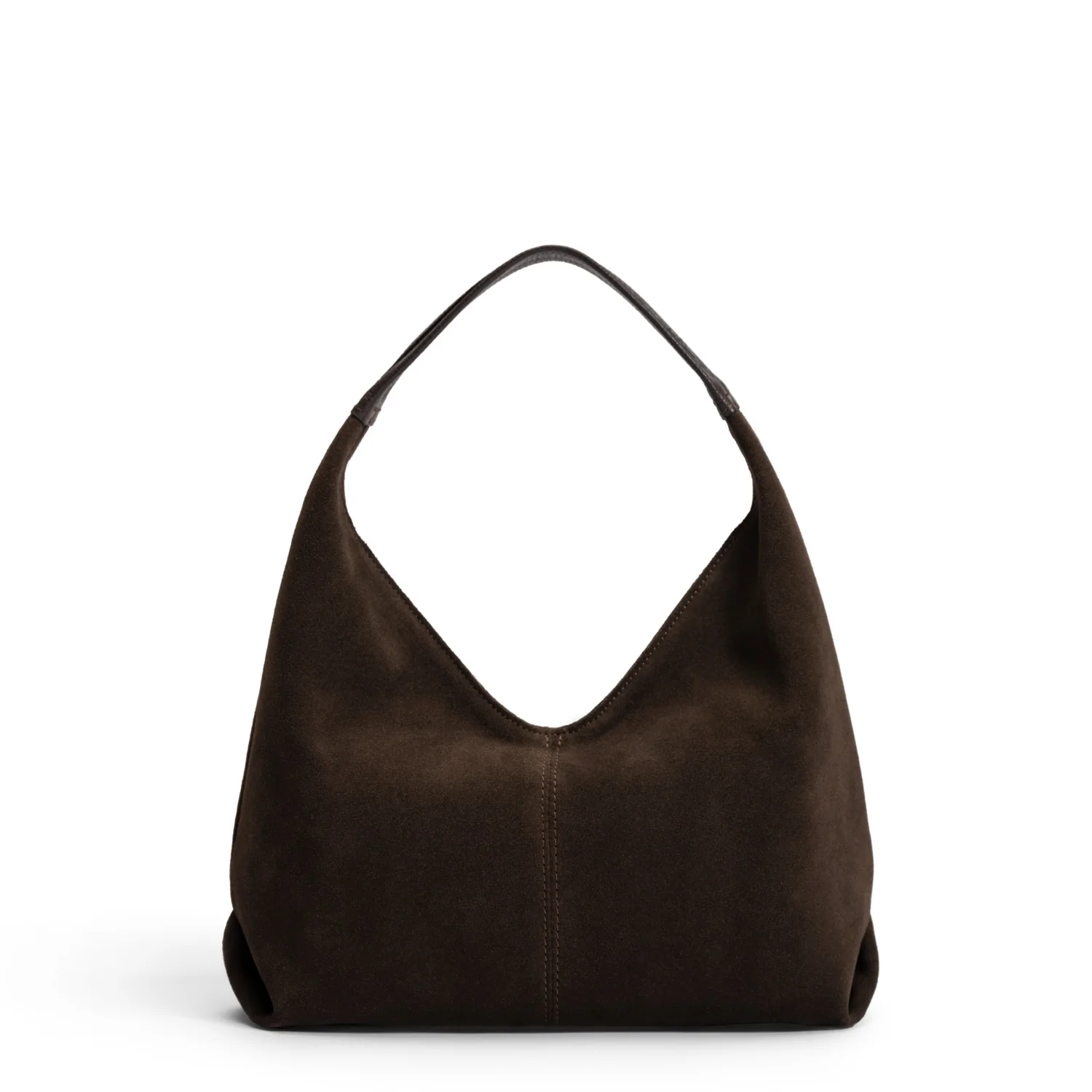 Isabel Bernard Honoré Grace Mini dunkelbraune Wildleder-Handtasche IB21132-131 - Image 5