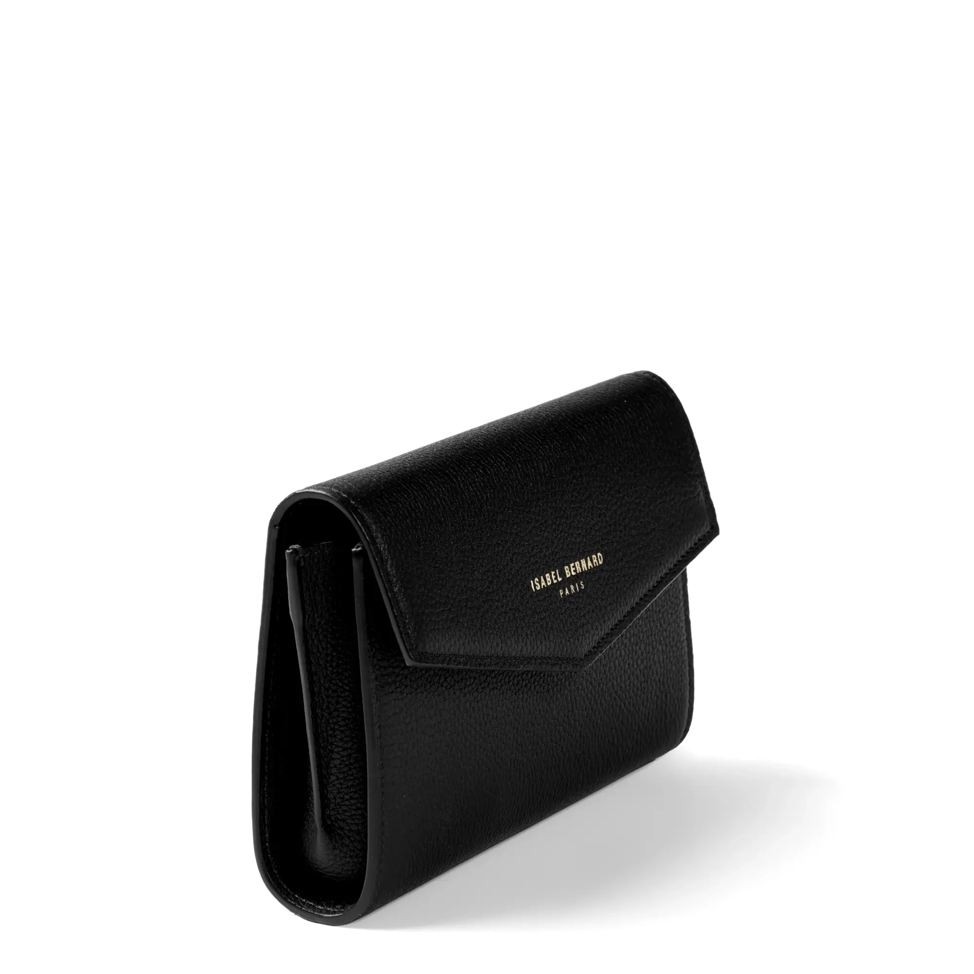 Isabel Bernard Honoré Lina Schwarze Clutch Mit Abnehmbarer Schulterkette IB21135-001 - Image 6