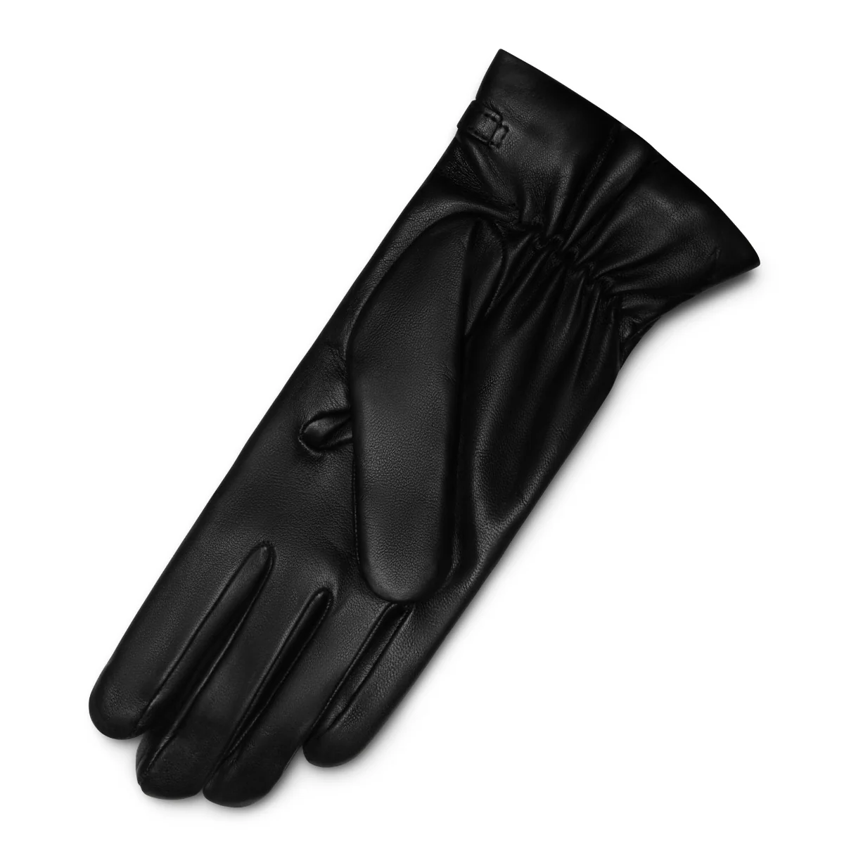 Isabel Bernard Honoré Marcelia Schwarz Ziegenfell Leder Handschuhe IB67001-301-6.5 - Image 4
