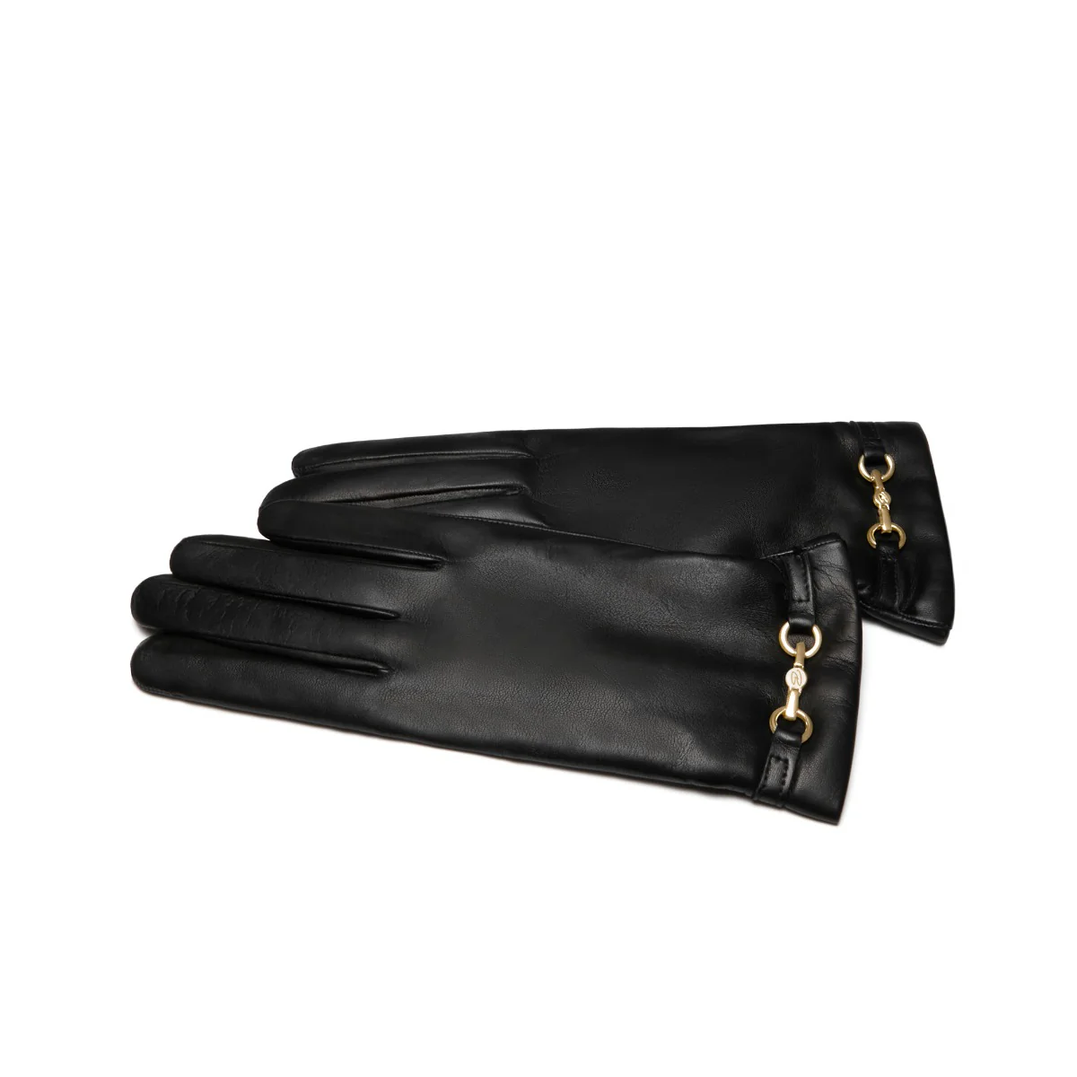 Isabel Bernard Honoré Marcelia Schwarz Ziegenfell Leder Handschuhe IB67001-301-6.5 - Image 5